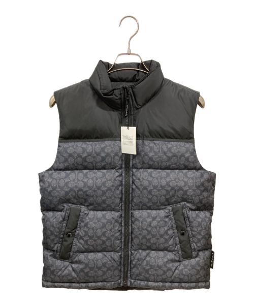 中古・古着通販】COACH (コーチ) シグネチャー ダウン ベスト ブラック