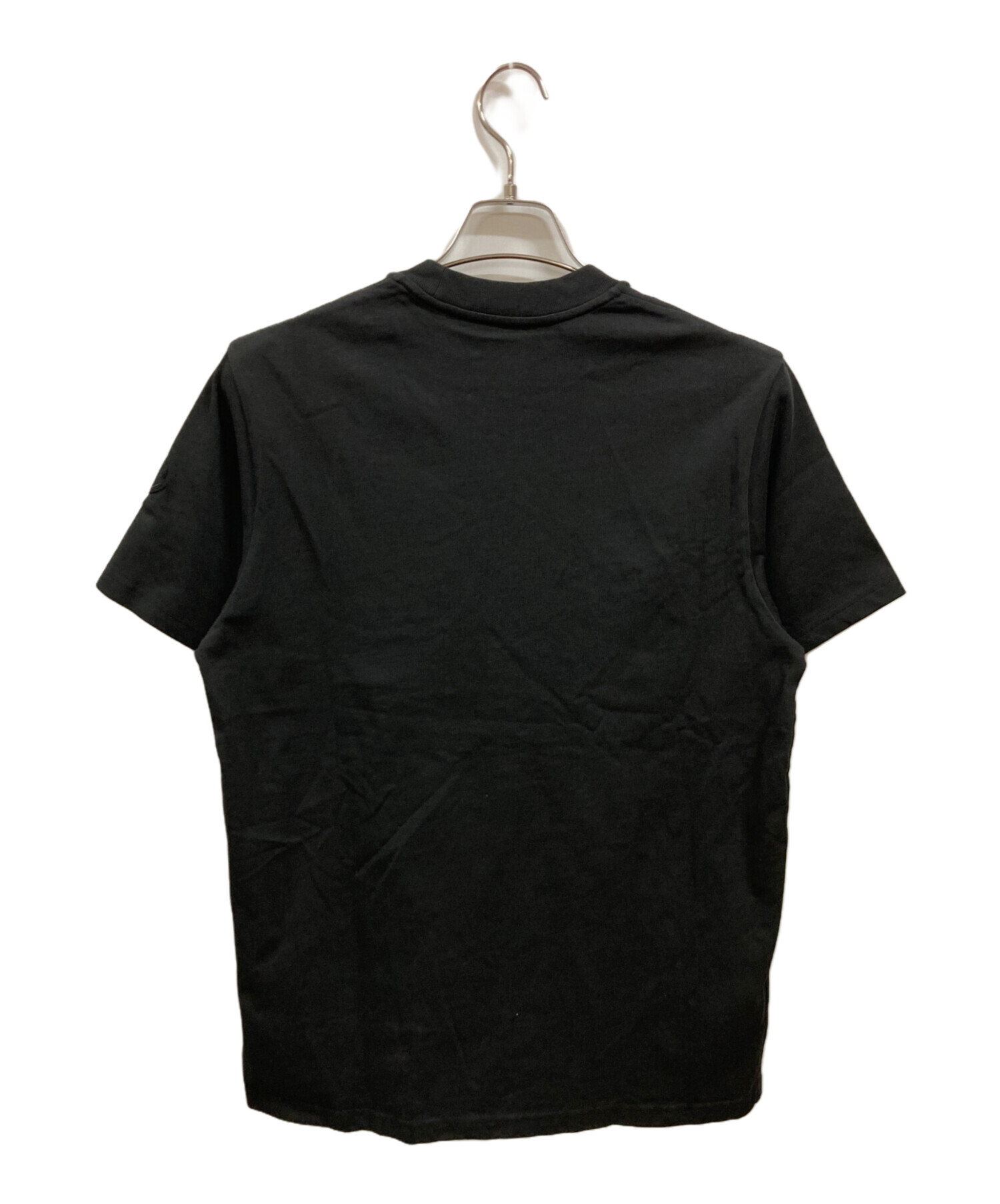 中古・古着通販】MONCLER (モンクレール) ロゴTシャツ ブラック サイズ