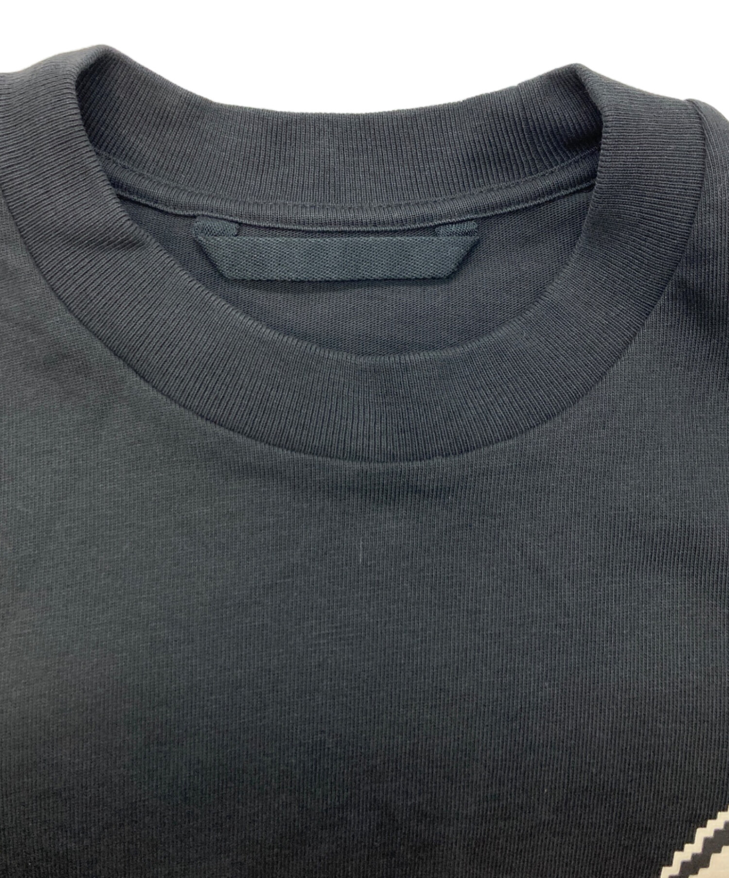 中古・古着通販】MONCLER (モンクレール) ロゴTシャツ ブラック サイズ