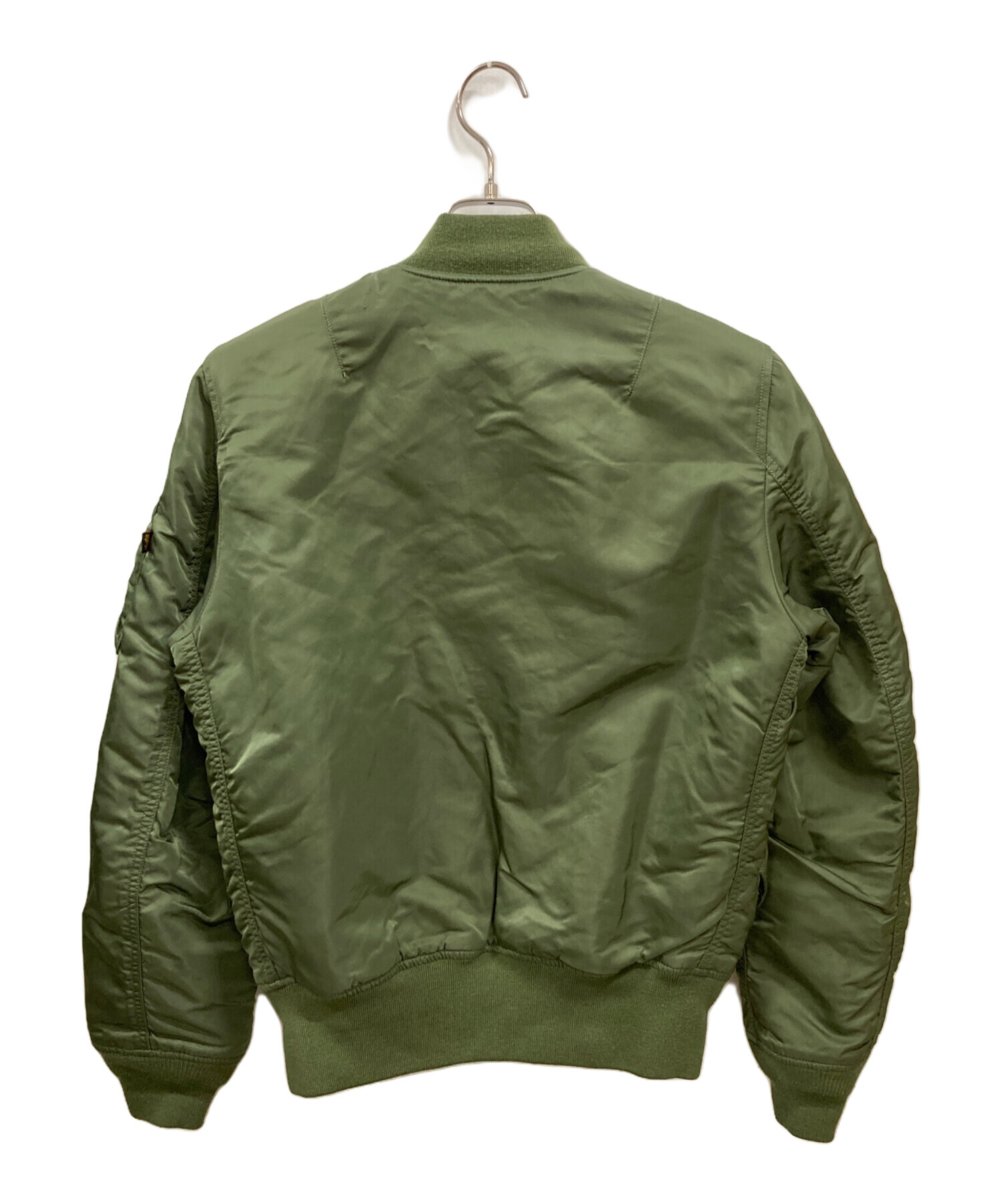 中古・古着通販】ALPHA (アルファ) MA-1ジャケット オリーブ サイズ:L