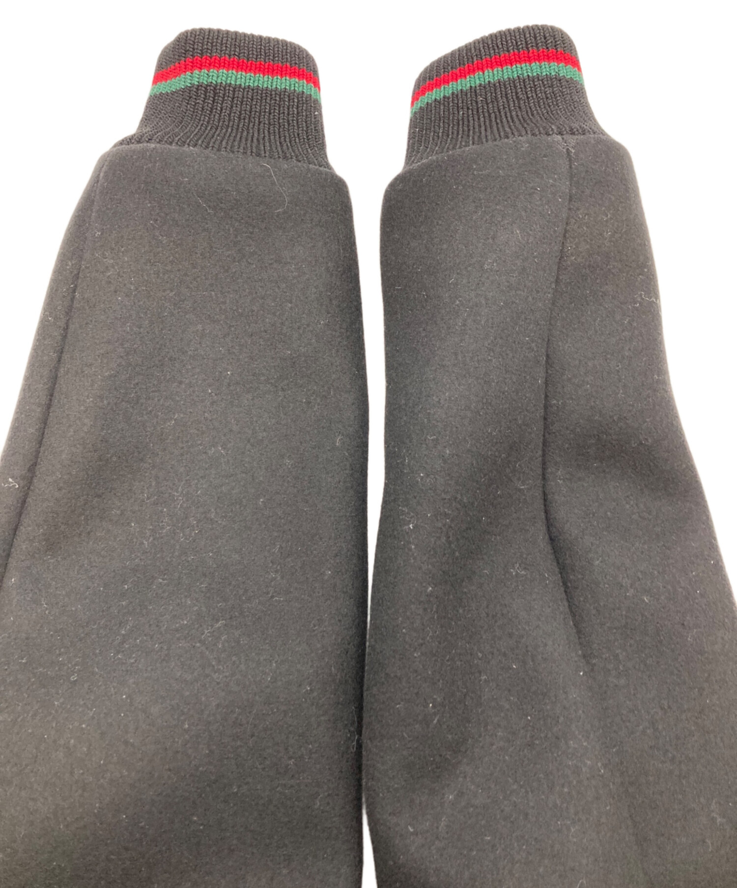 中古・古着通販】GUCCI (グッチ) ジップアップウールブルゾン ブラック
