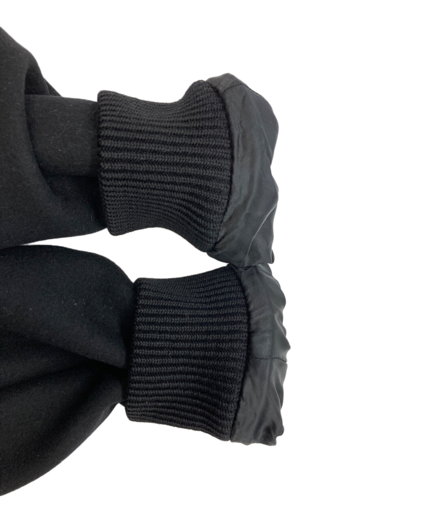 中古・古着通販】GUCCI (グッチ) ジップアップウールブルゾン ブラック