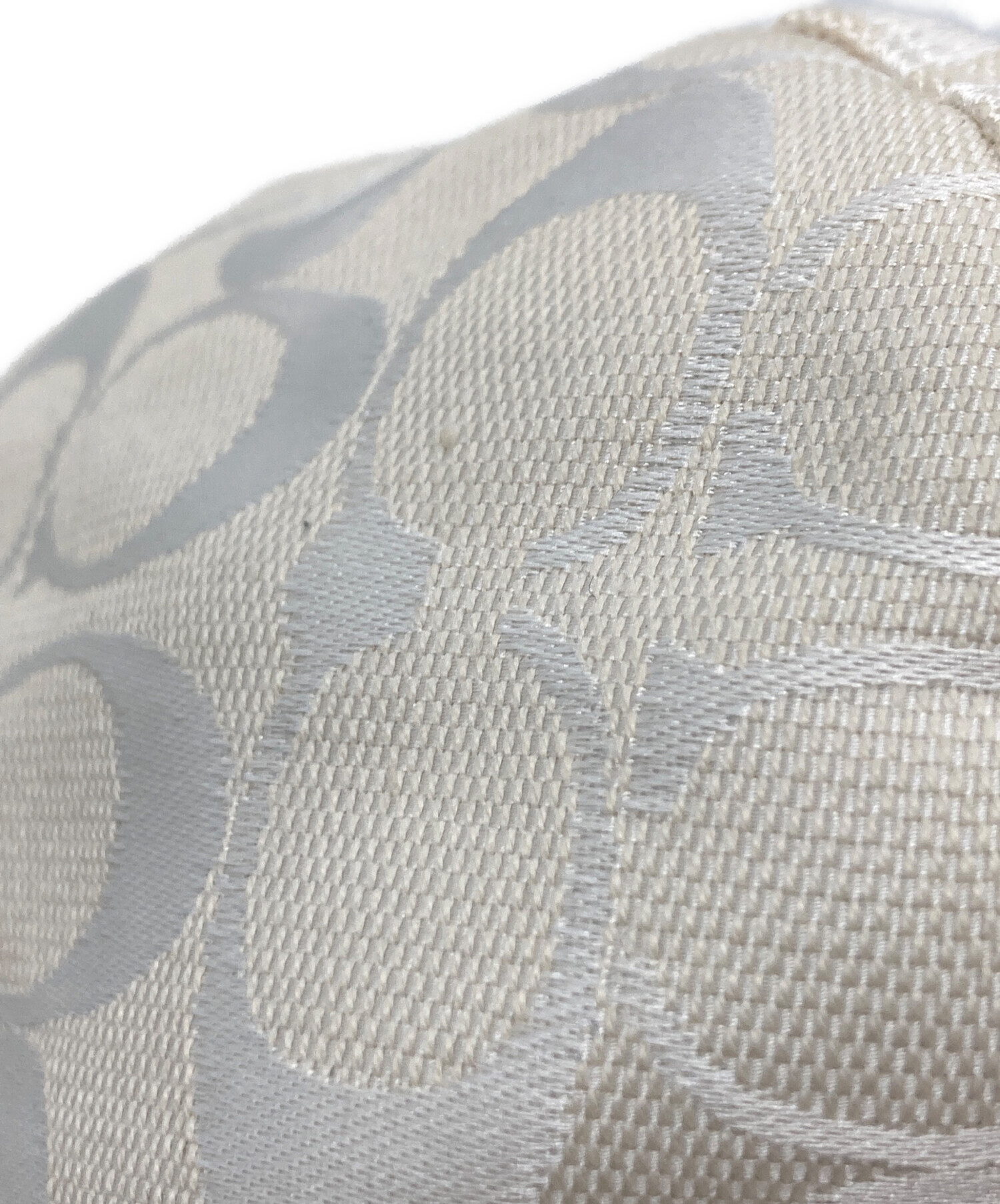 中古・古着通販】COACH (コーチ) シグネチャーハット ホワイト