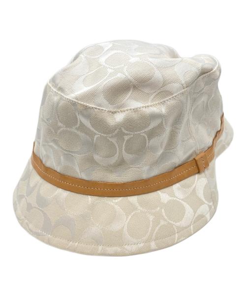 中古・古着通販】COACH (コーチ) シグネチャーハット ホワイト