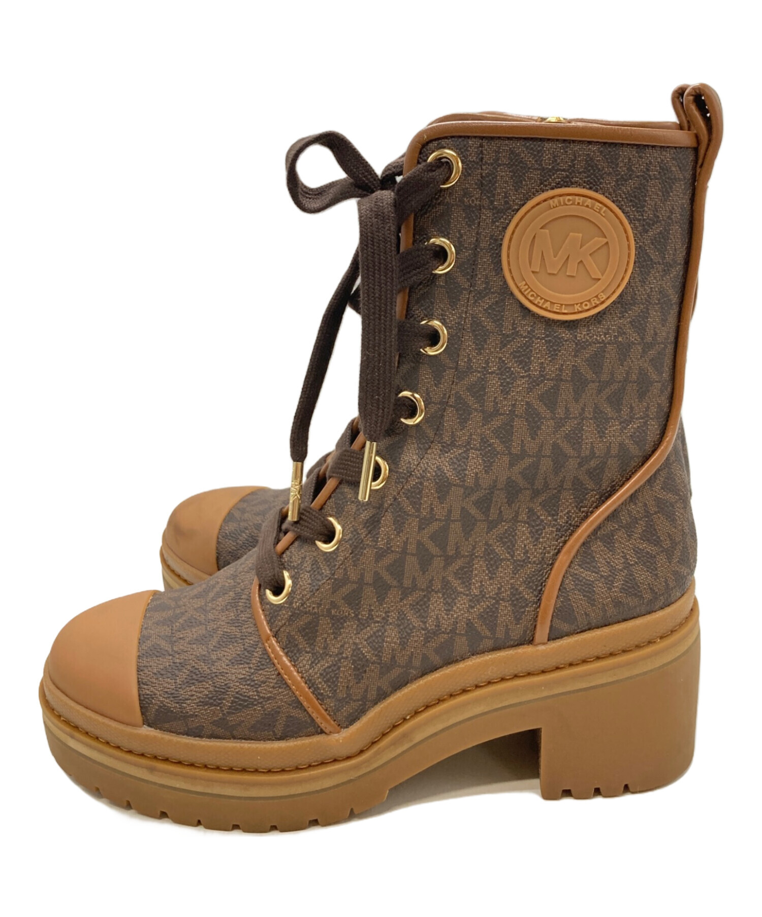 中古・古着通販】MICHAEL KORS (マイケル・コース) ブーツ ブラウン