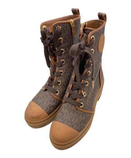 【10月15日で販売終了】新品未使用★MICHAEL KORS★ブーツ★ 中古・古着通販】MICHAEL KORS (マイケル・コース) ブーツ ブラウン