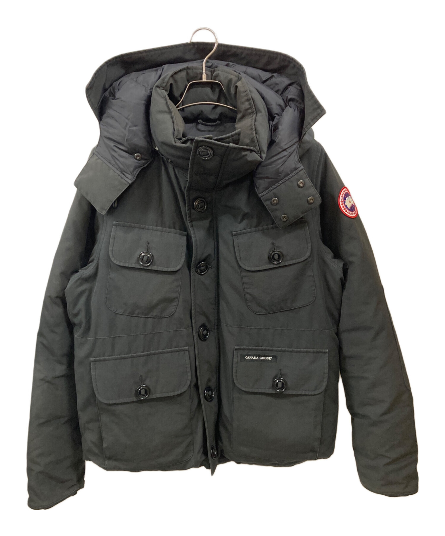 中古・古着通販】CANADA GOOSE (カナダグース) RUSSELL PARKA ブラック 