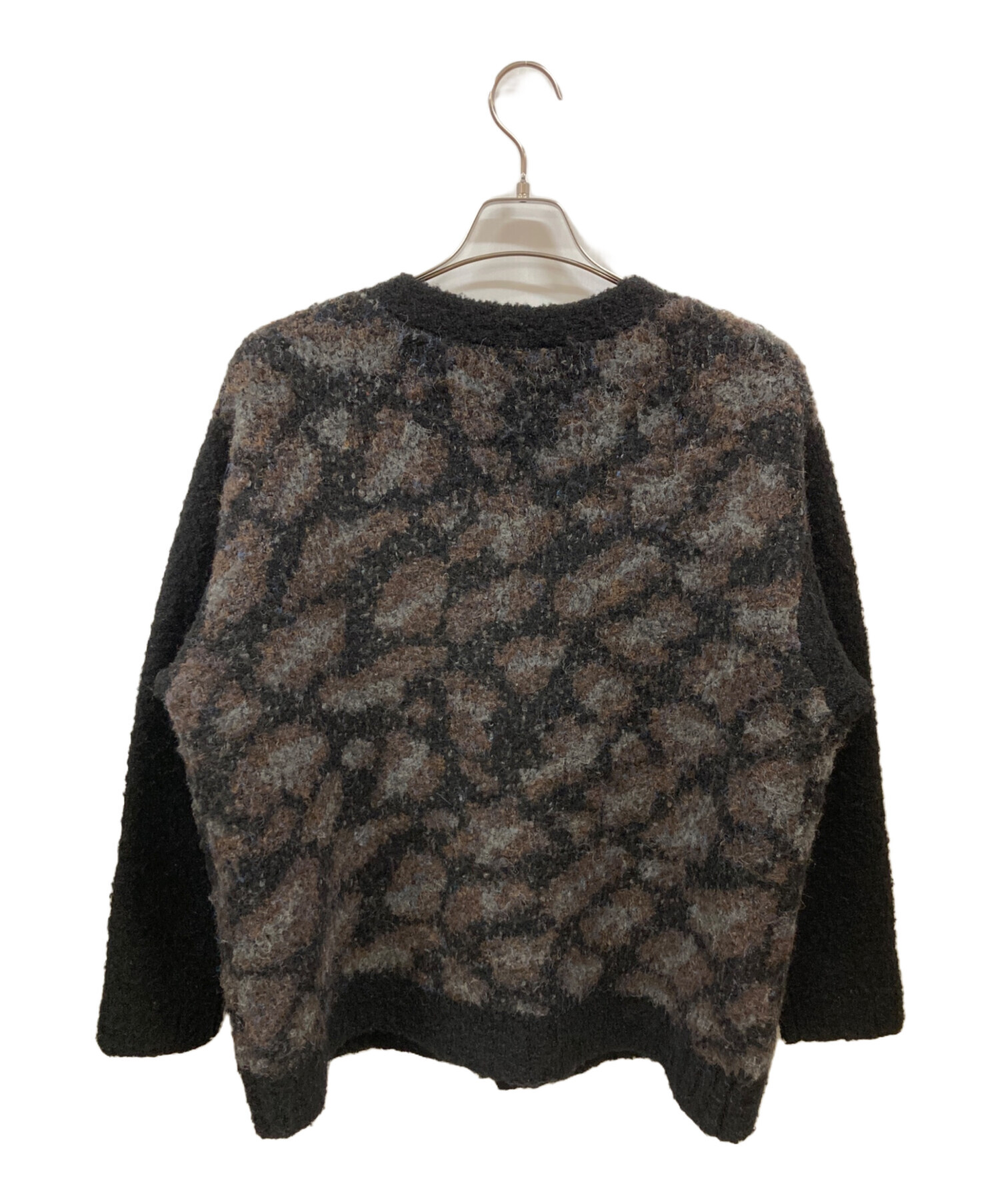 中古・古着通販】TTT MSW (ティー) レオパードニットカーディガン