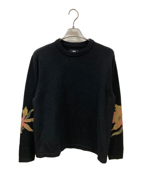 中古・古着通販】stussy (ステューシー) ORCHID SWEATER ブラック