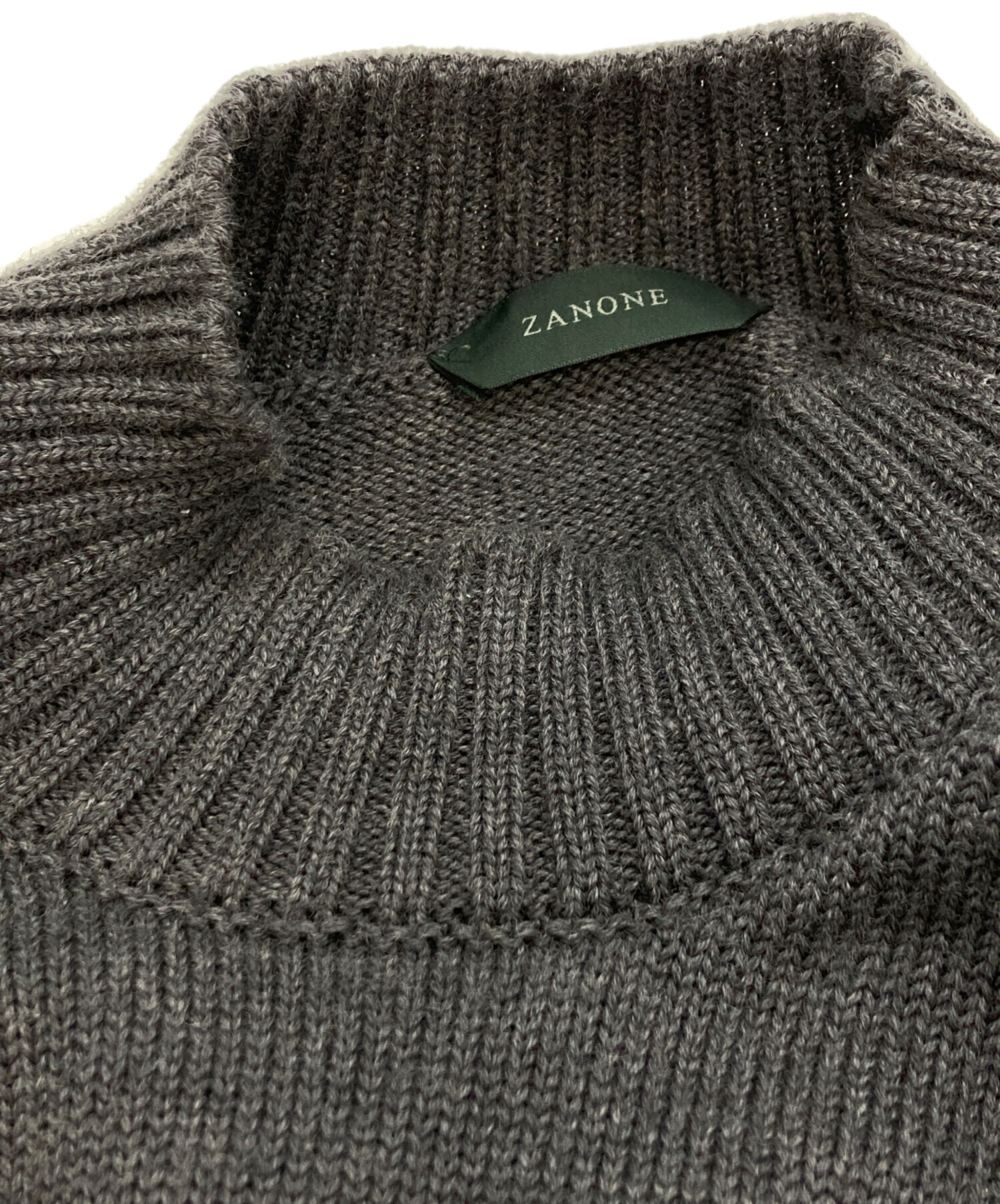 中古・古着通販】Zanone (ザノーネ) 5ゲージウールソリッドモック
