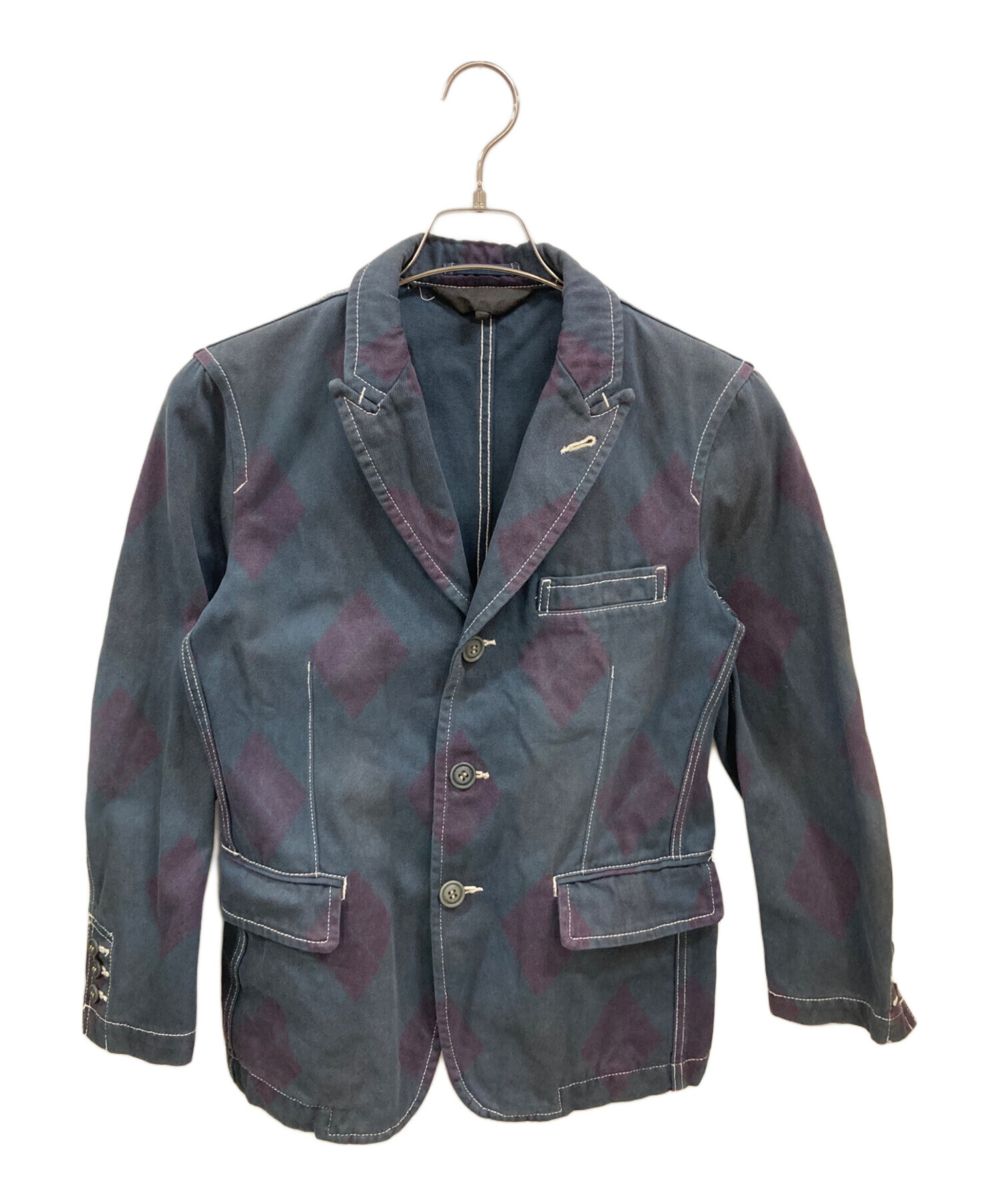 COMME des GARCONS 16aw テーラードジャケット 中古・古着通販】COMME des GARCONS (コムデギャルソン) アーガイル柄