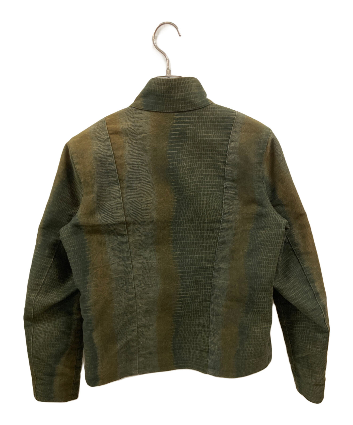 中古・古着通販】A.P.C. (アーペーセー) パイソン柄シングルライダース