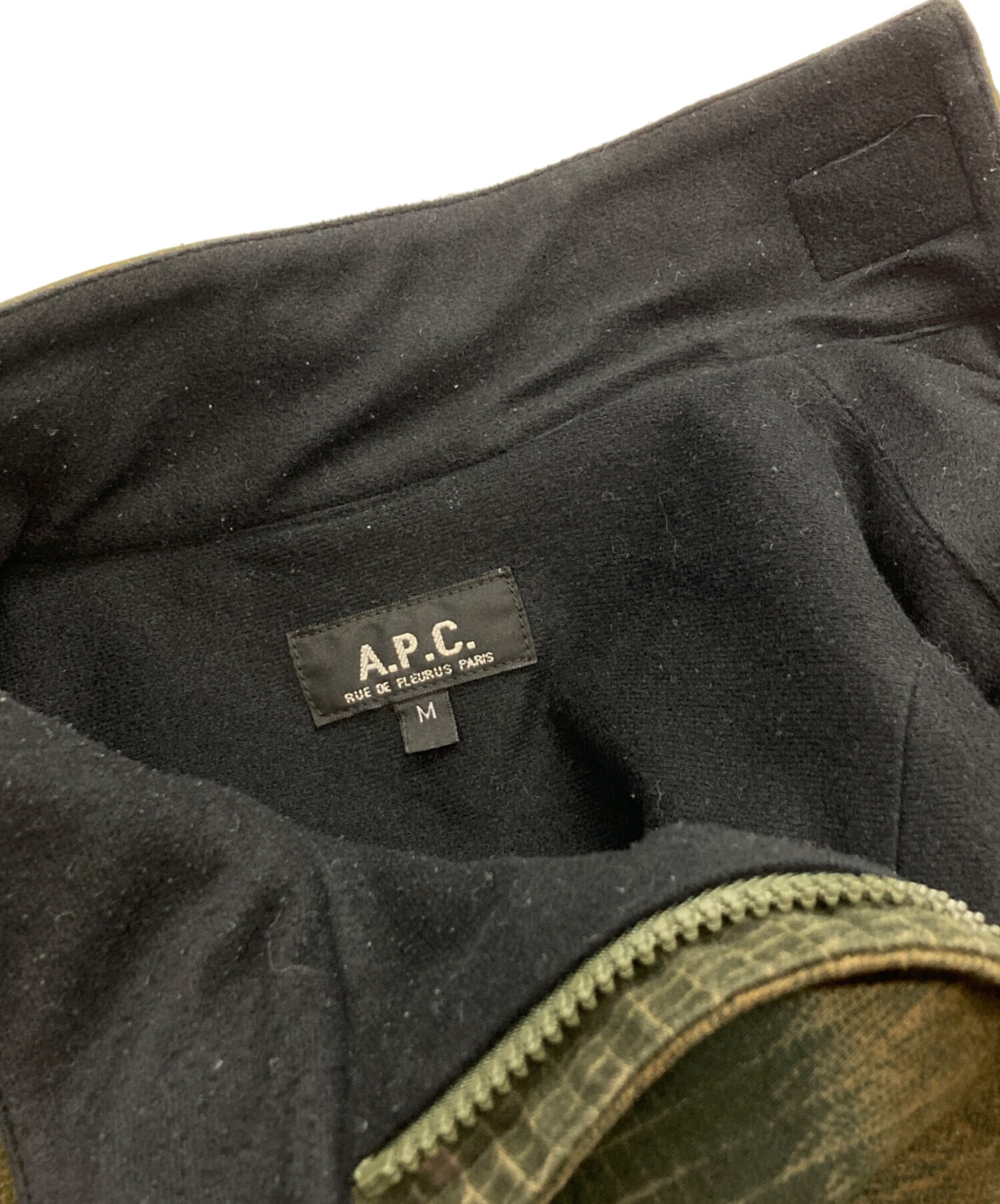 中古・古着通販】A.P.C. (アーペーセー) パイソン柄シングルライダース