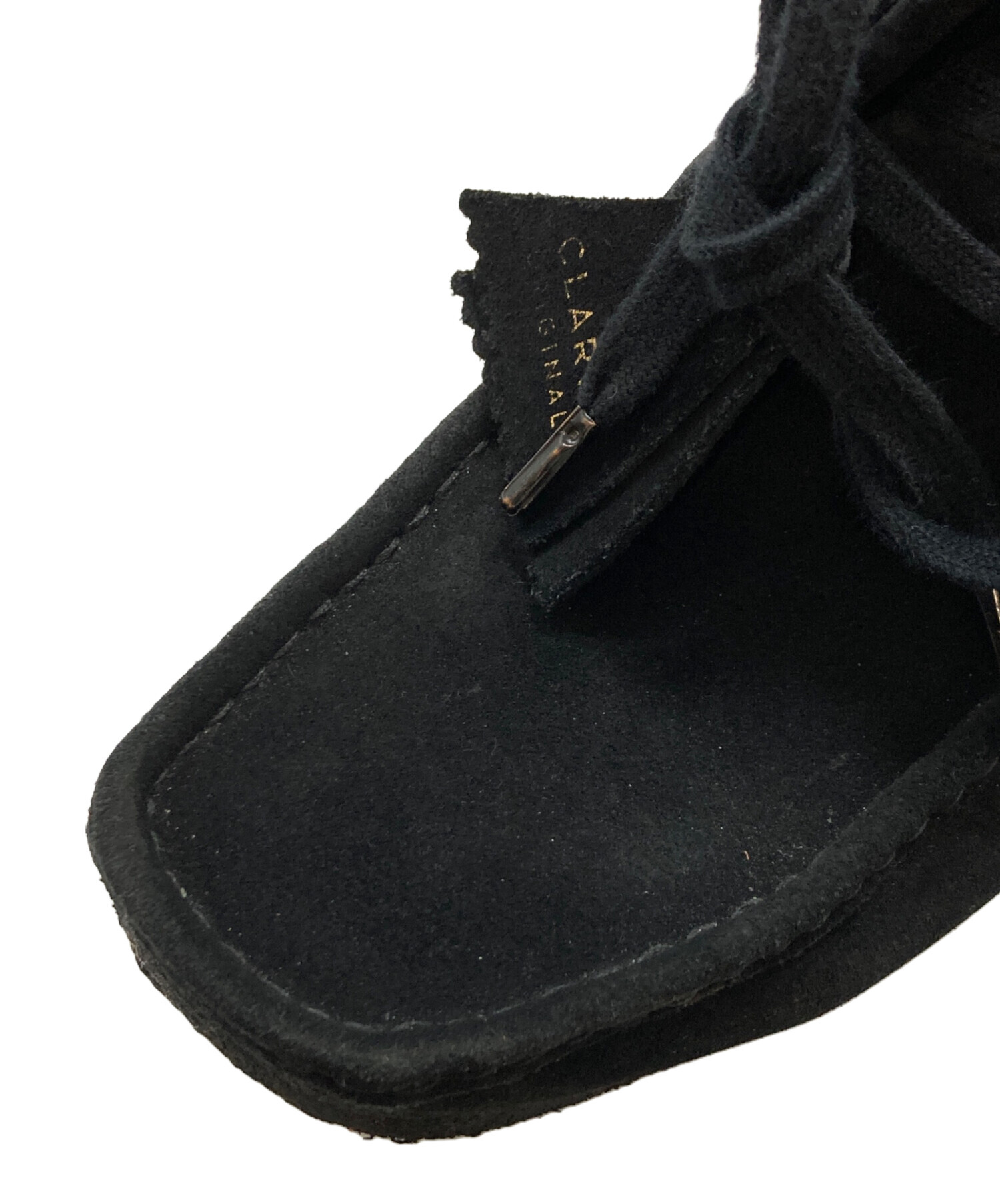 中古・古着通販】CLARKS (クラークス) ワラビーブーツ ブラック サイズ