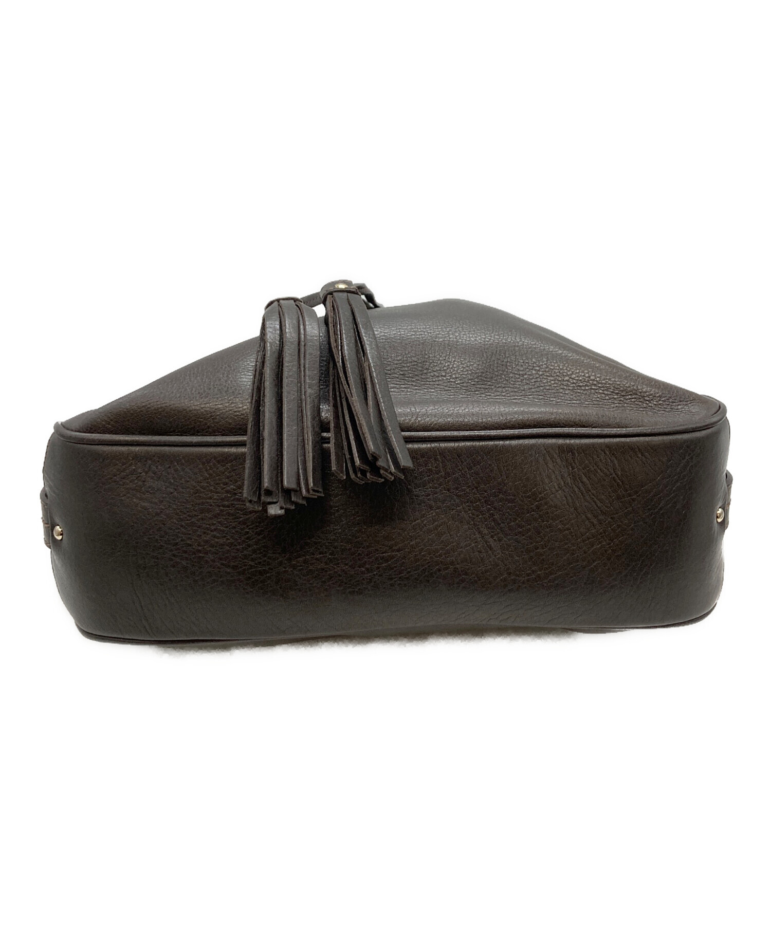 中古・古着通販】BALLY (バリー) レザーワンショルダーバッグ ブラウン 