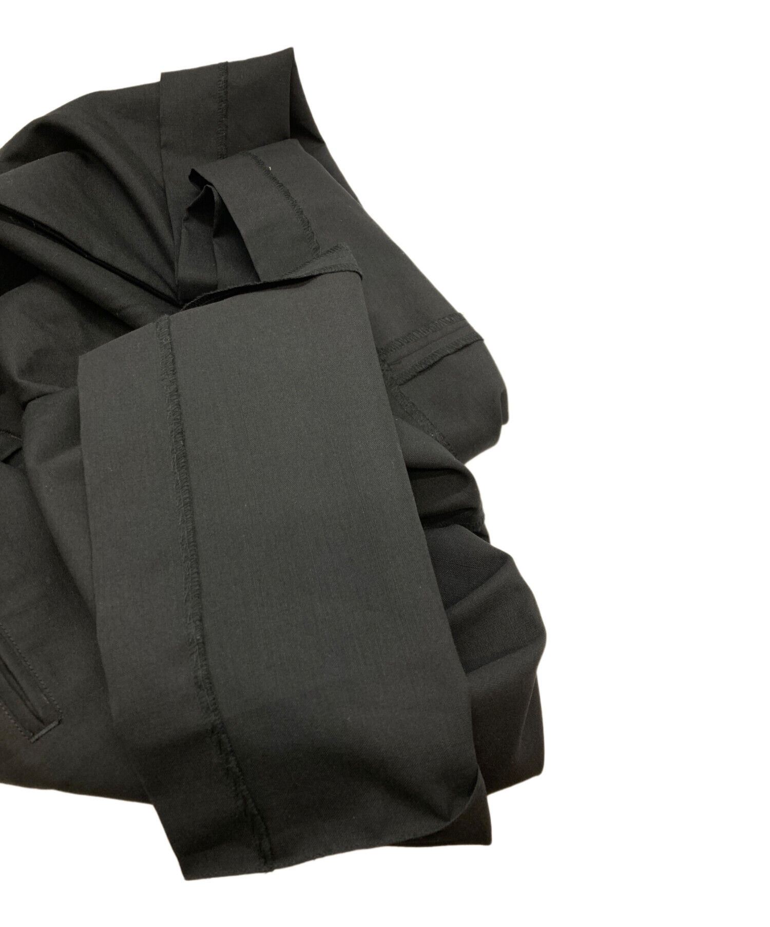 パンツ ORIMI WRAP SHORT SLACKS 中古・古着通販】ORIMI (オリミ) WRAP SHORT SLACKS ブラック サイズ:2