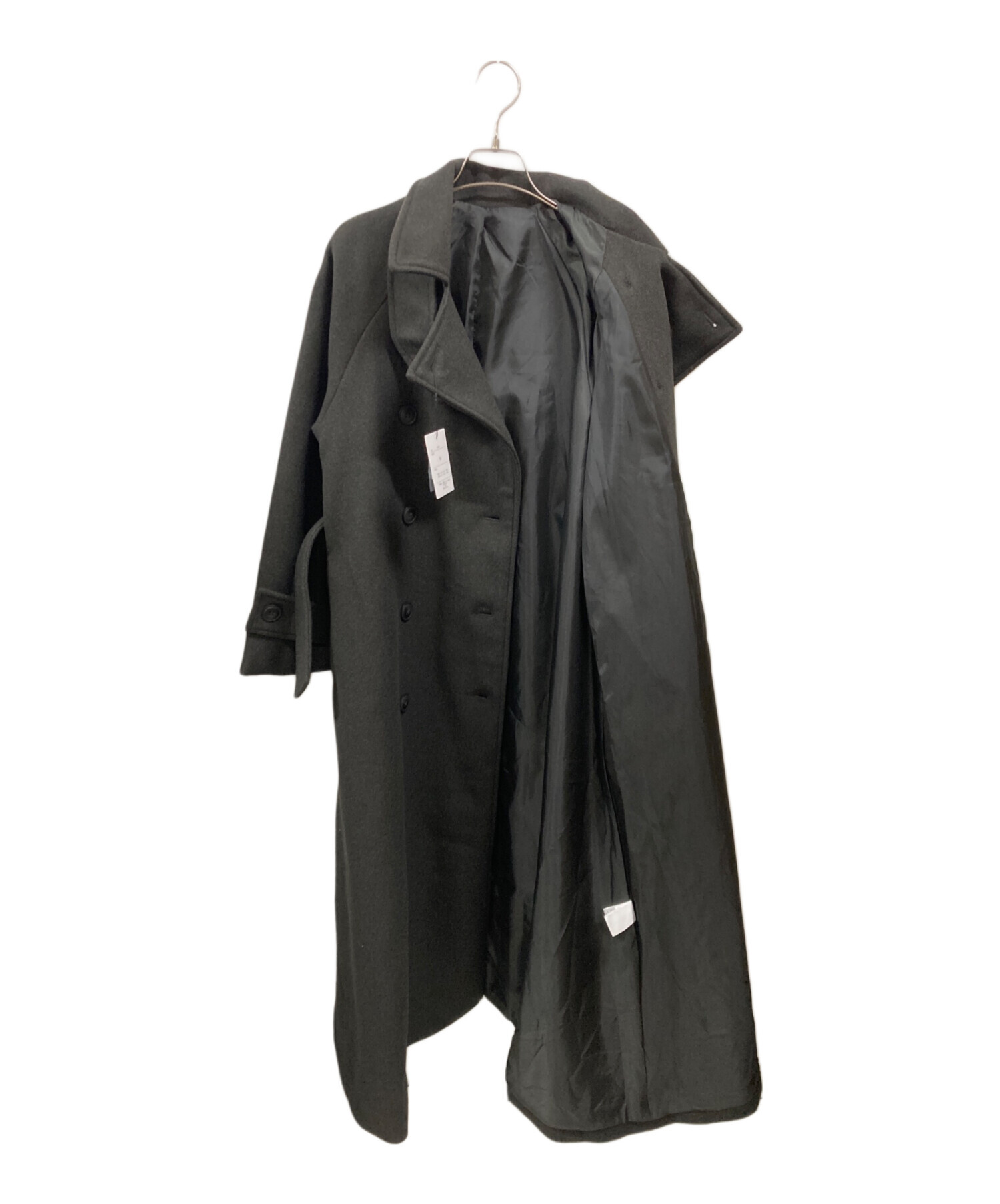 ツイード トレンチコート 古着 ポールカツイードコートトレンチコート