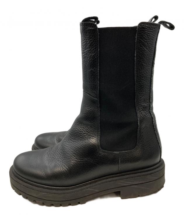 超美品 CARMEN SALAS カルメンサラス サイドゴアブーツ ブラック ginza-washington_870-5355