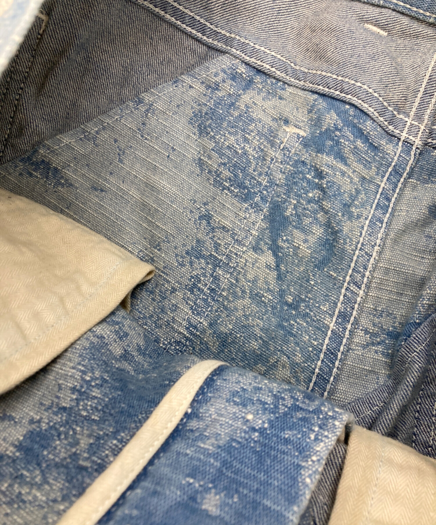 中古・古着通販】TAAKK (ターク) DENIM ESCARGOT FLARE インディゴ