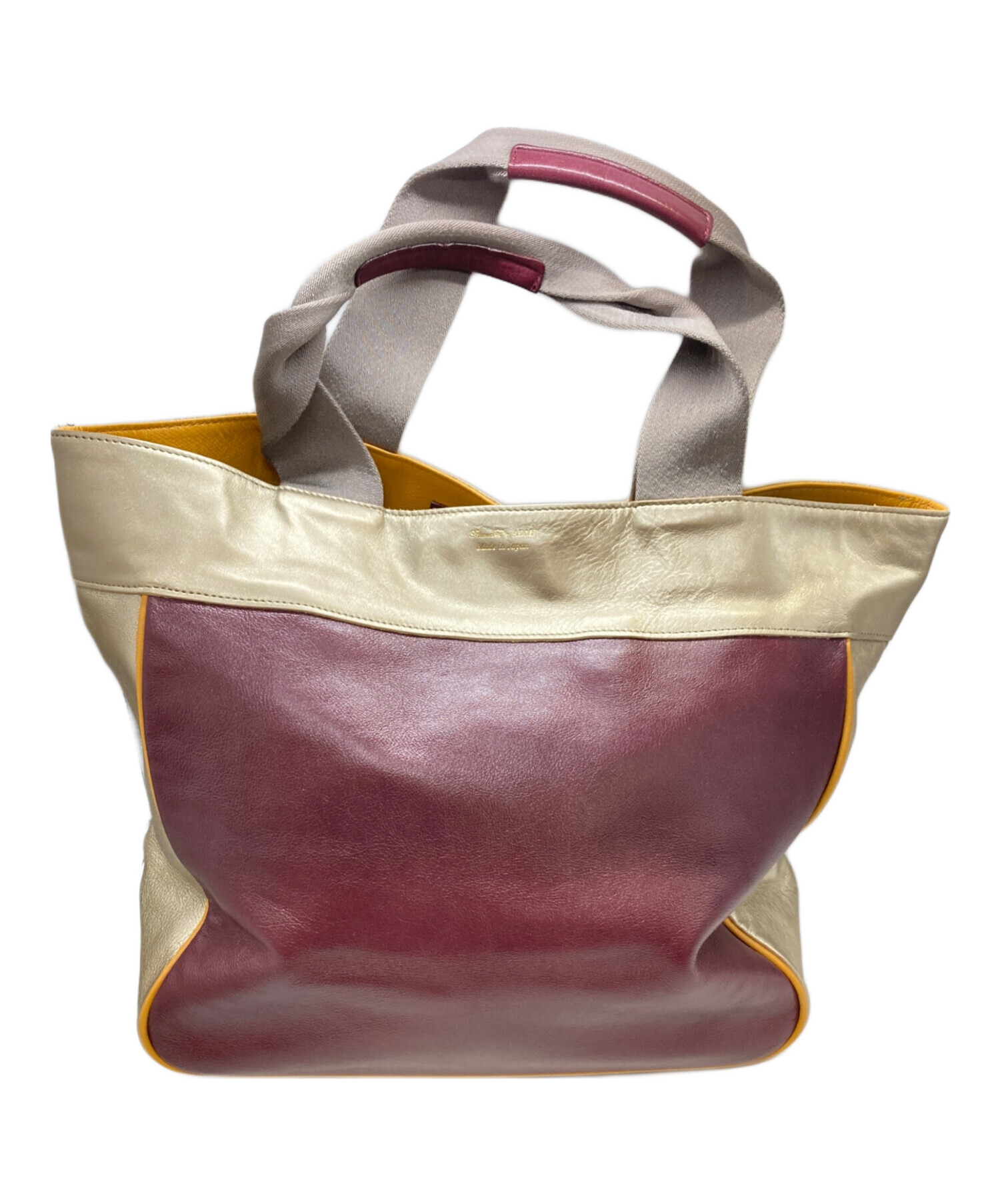 中古・古着通販】A.D.M.J. (エーディーエムジェイ) レザートートバッグ