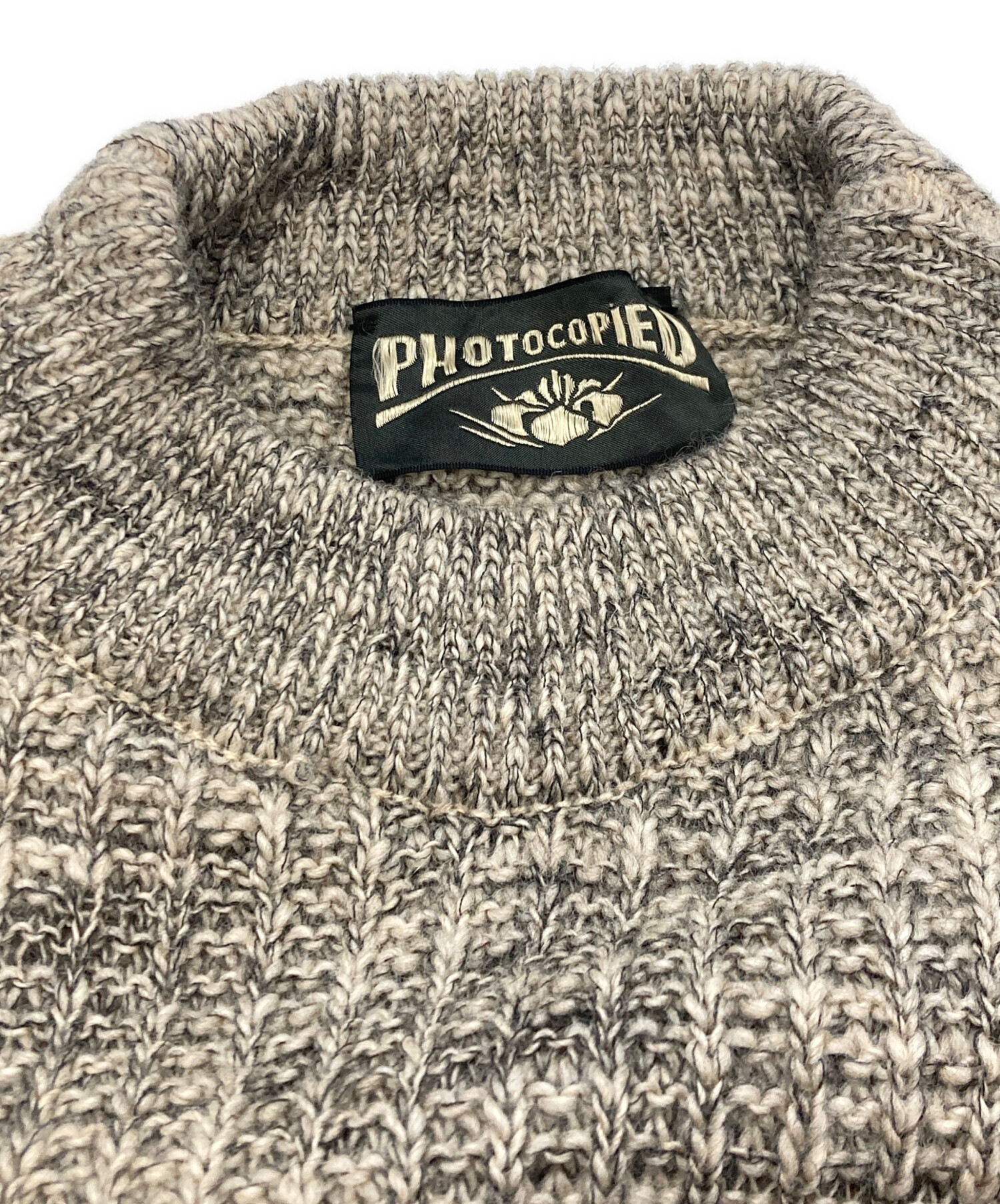 中古・古着通販】PHOTOCOPIEU (フォトコピュー) モヘヤ混パッチワーク