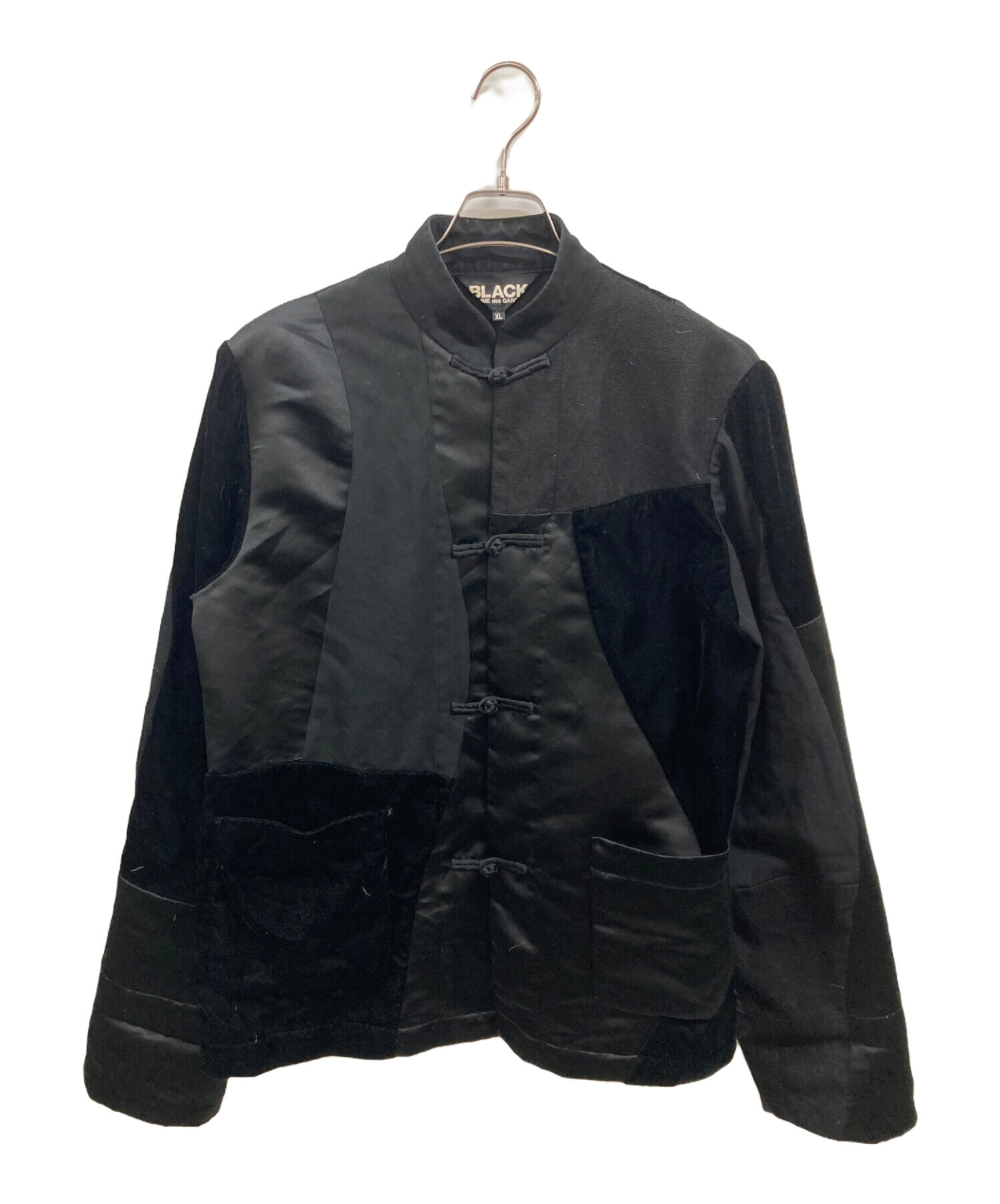 21SS BLACK COMMEdesGARCONS チャイナジャケット COMME des GARCONS - 21SS BLACK COMMEdesGARCONS チャイナジャケット