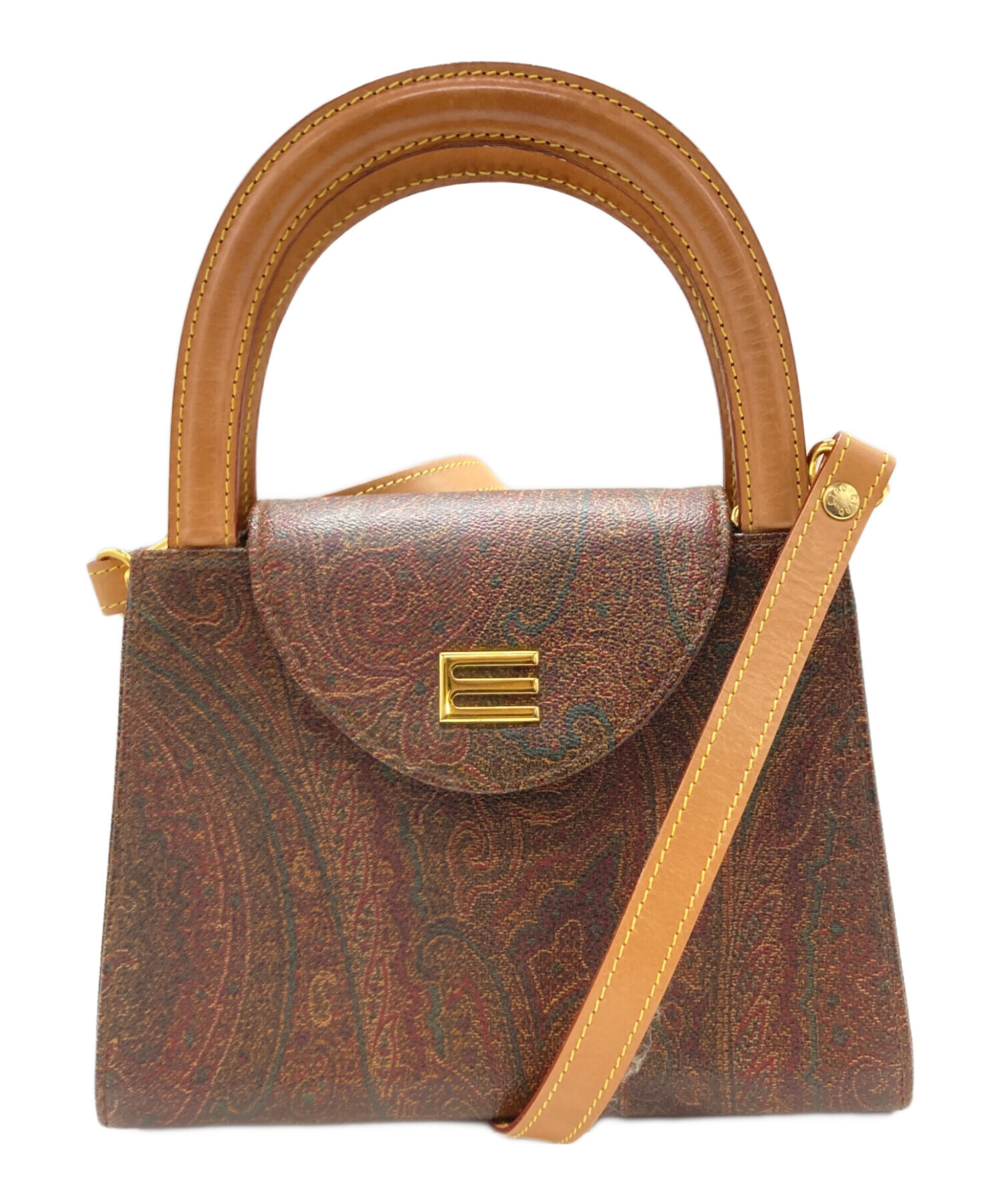 【美品】 ETRO エトロ ショルダーバッグ 2way ETRO エトロ ハンドバッグ 2WAY/ショルダーバッグ/MEDIUM LEATHER PONY