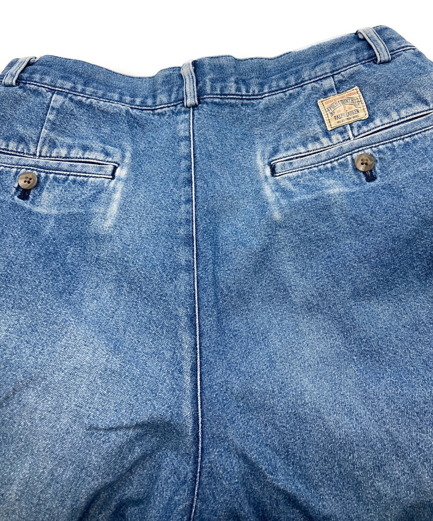 【極美品】ポロラルフローレン デニムパンツ ポロチノタグ ダメージ加工 現行品 中古・古着通販】POLO RALPH LAUREN (ポロ・ラルフローレン) デニム