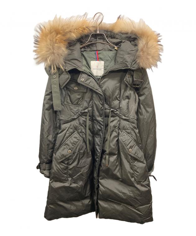 国内正規品　MONCLER PHALANGERE ダウンコート　カーキ　00 中古・古着通販】MONCLER (モンクレール) PHALANGEREコート