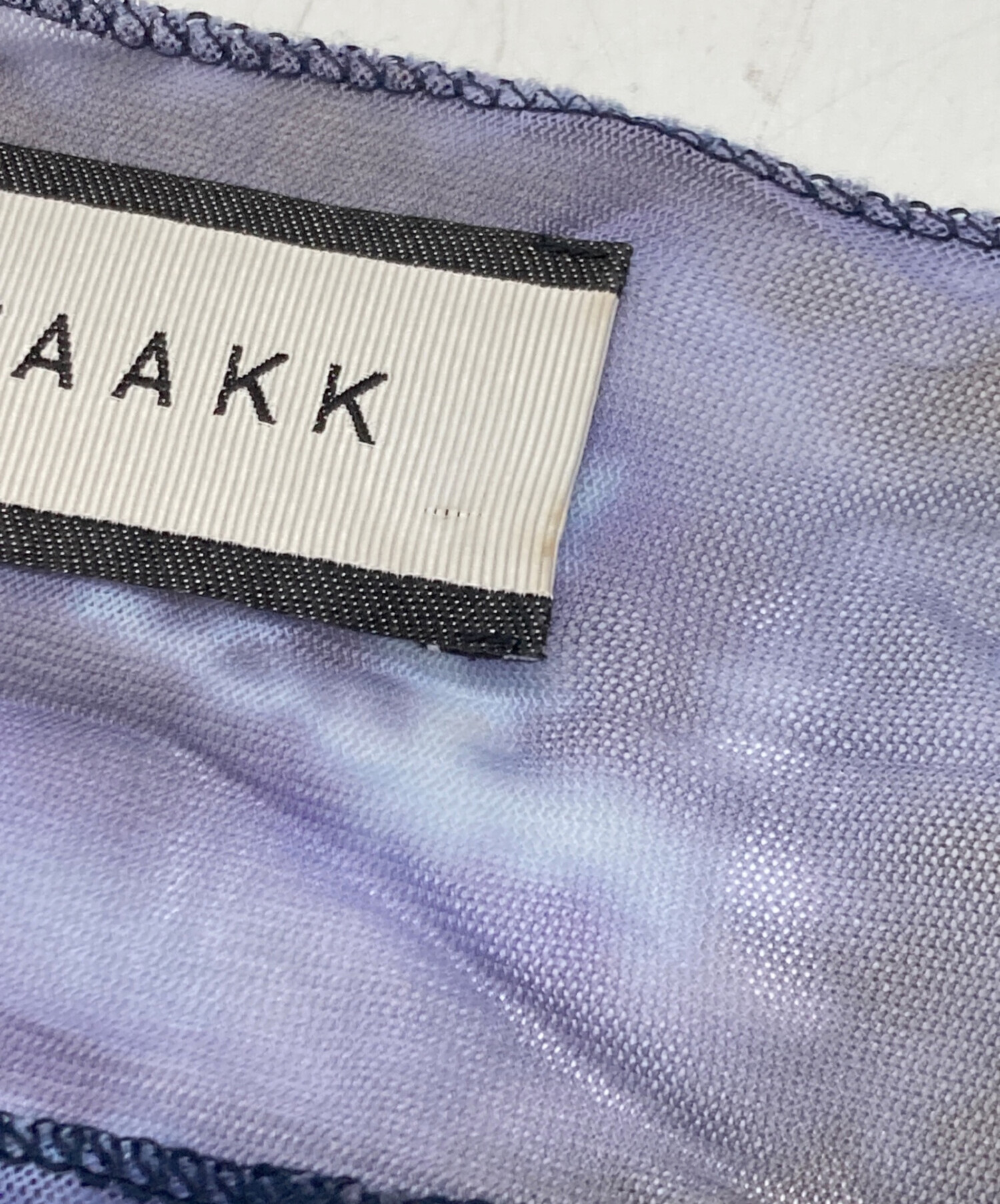 中古・古着通販】TAAKK (ターク) DENDRITIC AGATE TULLE T ネイビー