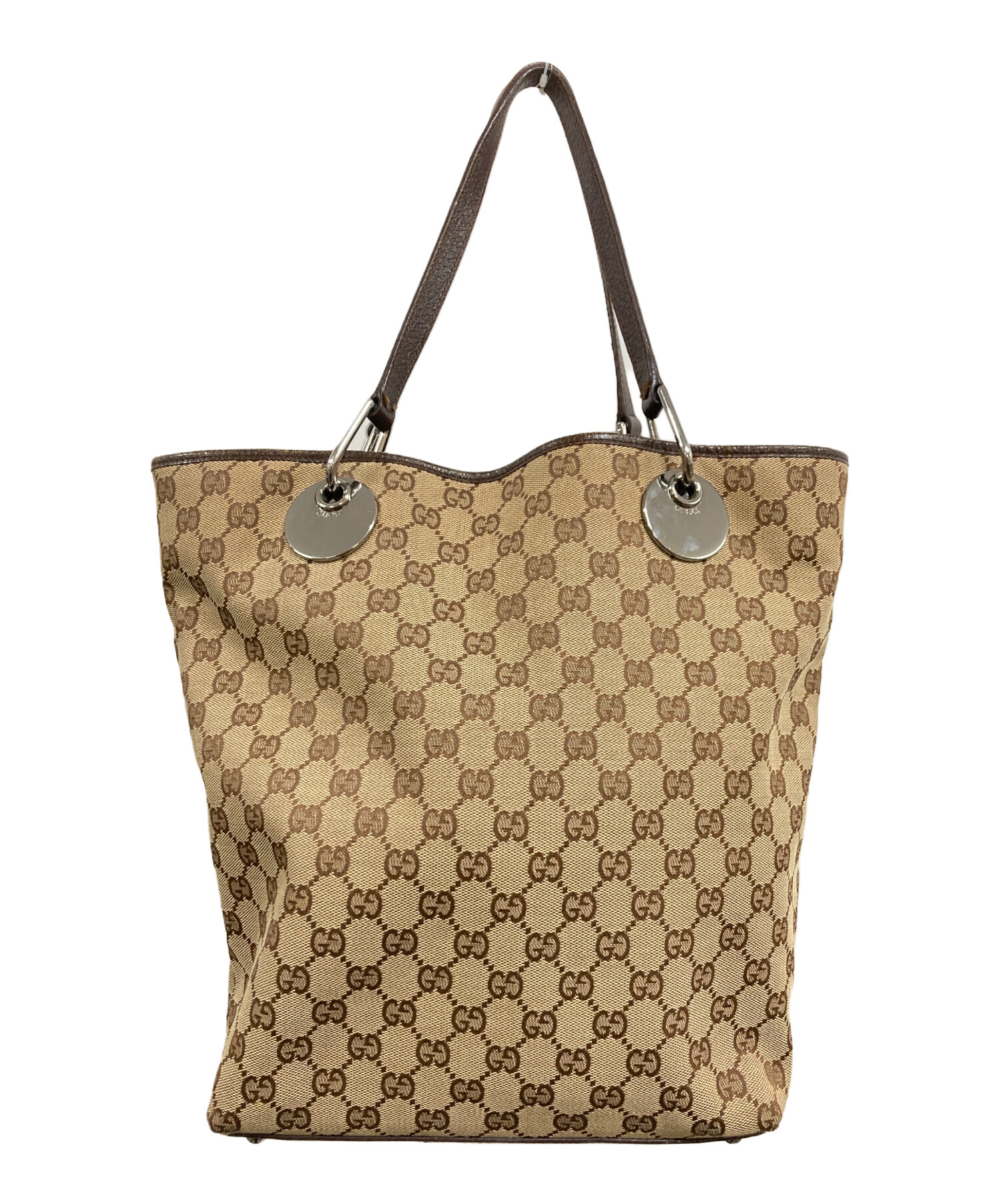 GUCCIグッチ　トートバッグ　古い型になります 中古・古着通販】GUCCI (グッチ) トートバッグ ブラウン｜ブランド