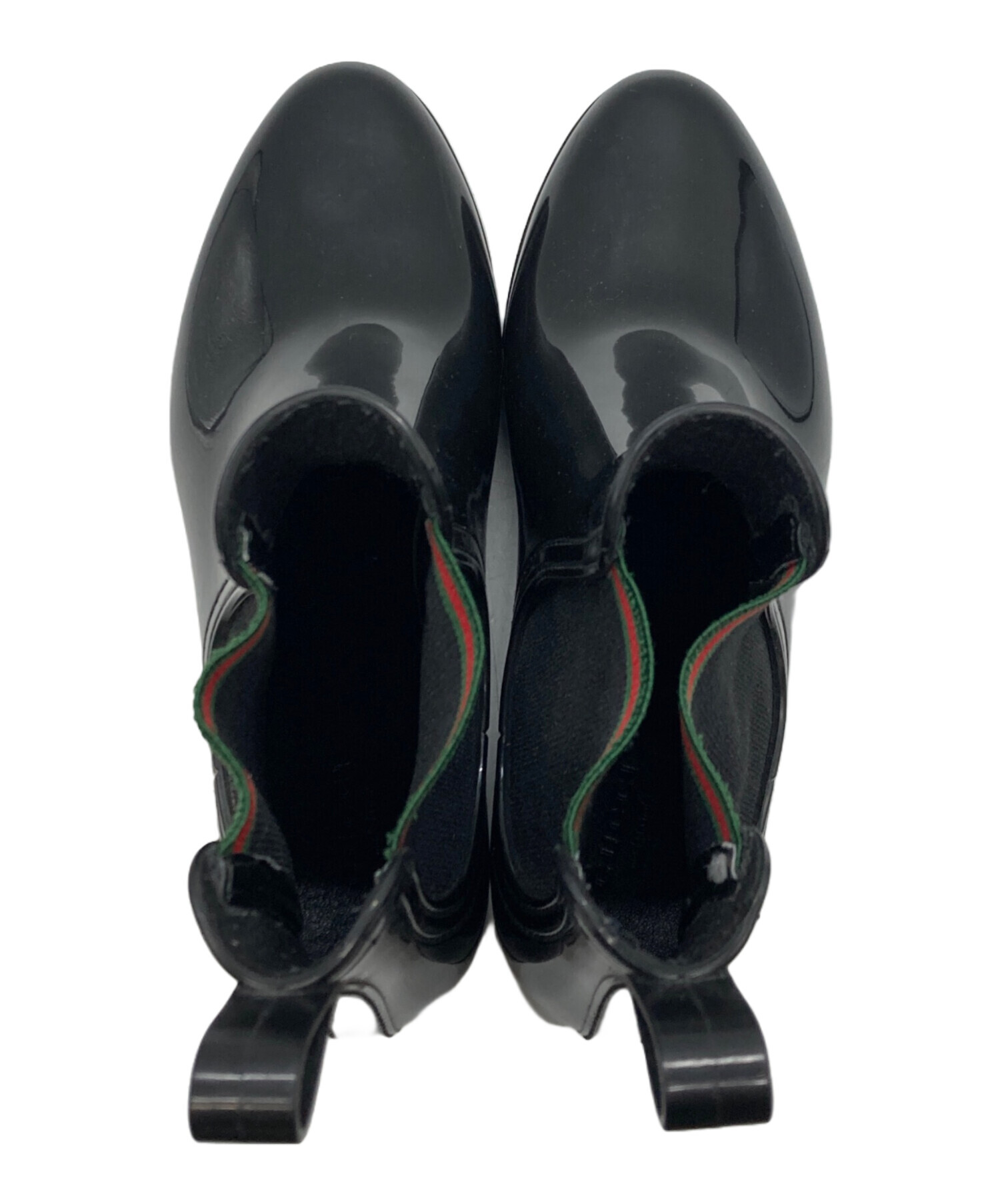 GUCCI ブラック サイドゴアブーツ gucci グッチサイドジップブーツ ブラックグイディサイドゴアイタリア