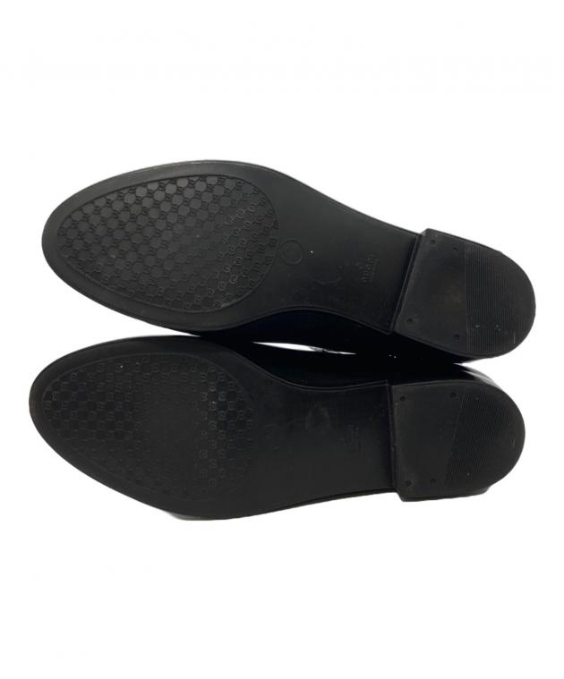 中古・古着通販】GUCCI (グッチ) サイドゴアブーツ ブラック サイズ