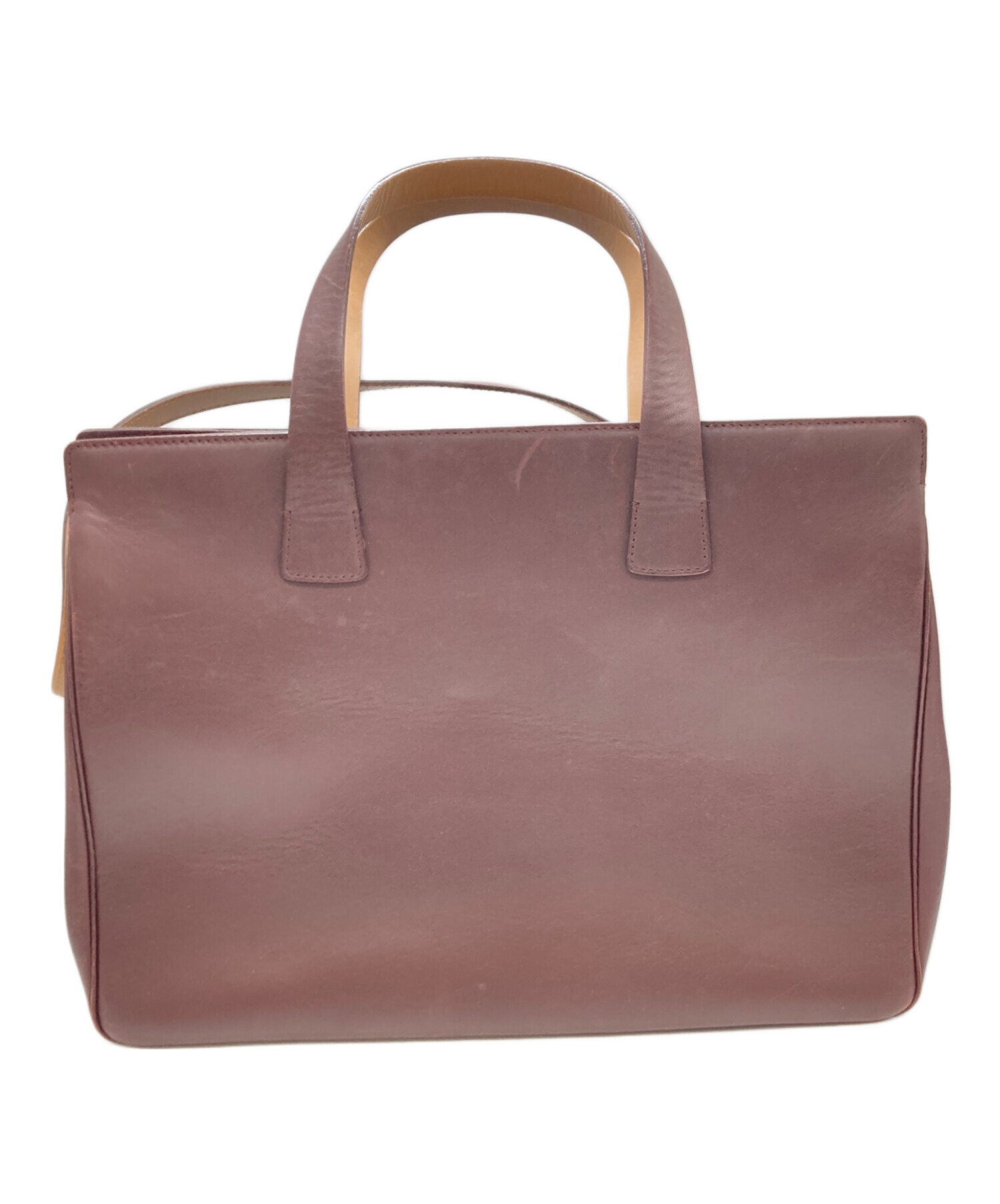 中古・古着通販】BALLY (バリー) 2WAYハンドバッグ ブラウン｜ブランド