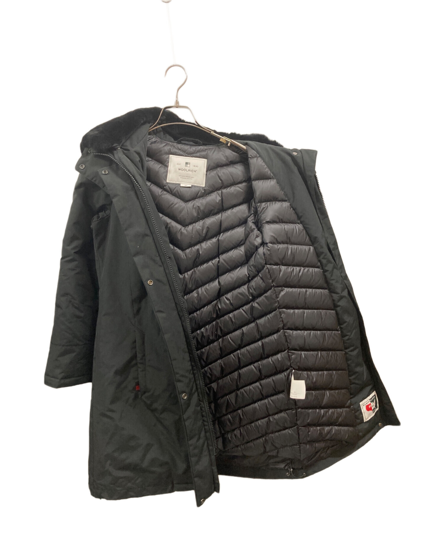 中古・古着通販】WOOLRICH (ウールリッチ) ファー付き ボウブリッジ 