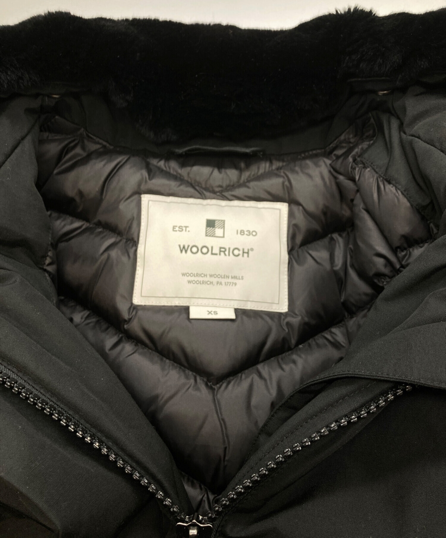 中古・古着通販】WOOLRICH (ウールリッチ) ファー付き ボウブリッジ 