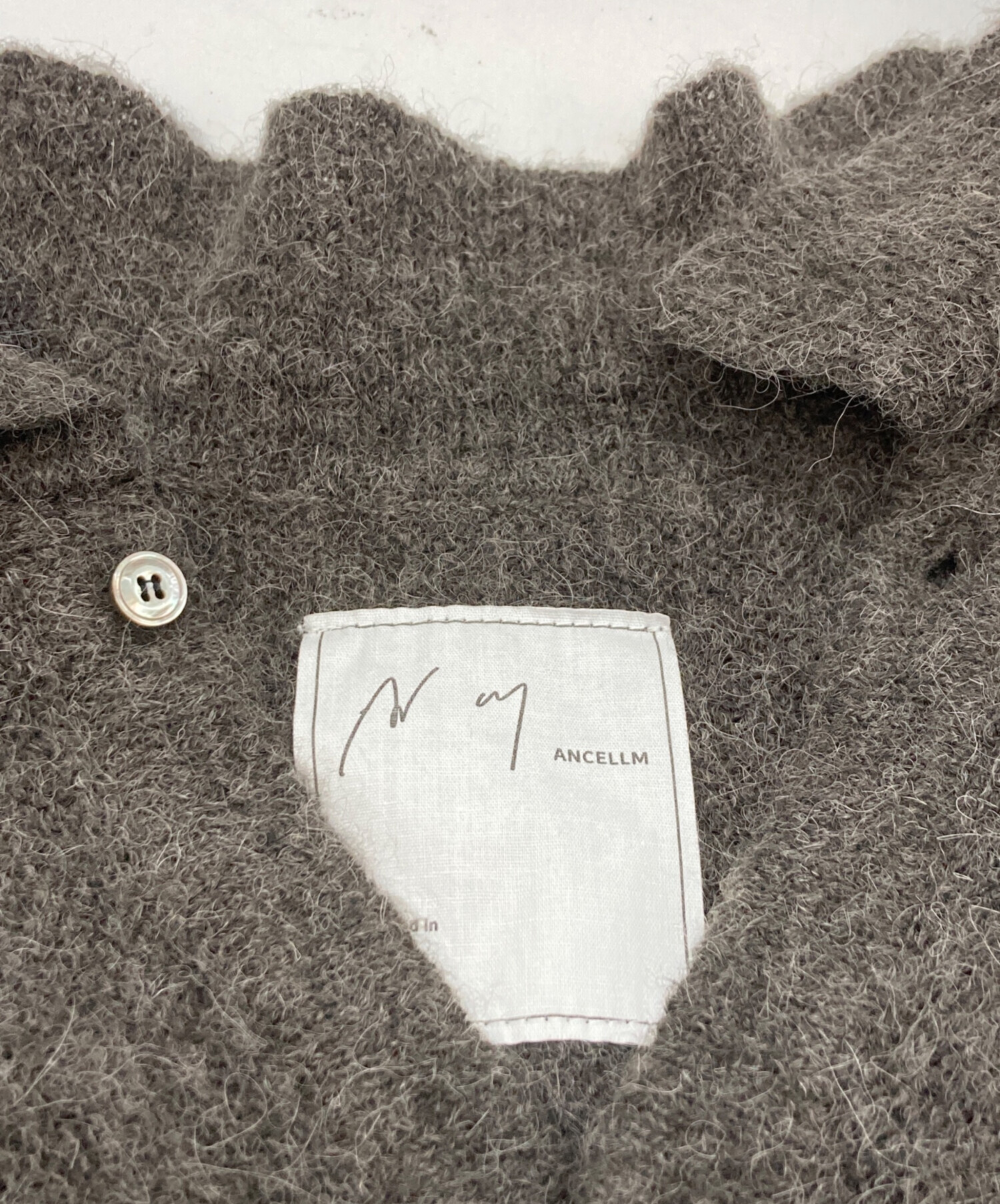 中古・古着通販】ANCELLM (アンセルム) 25AW KIMONO KNIT SHIRT