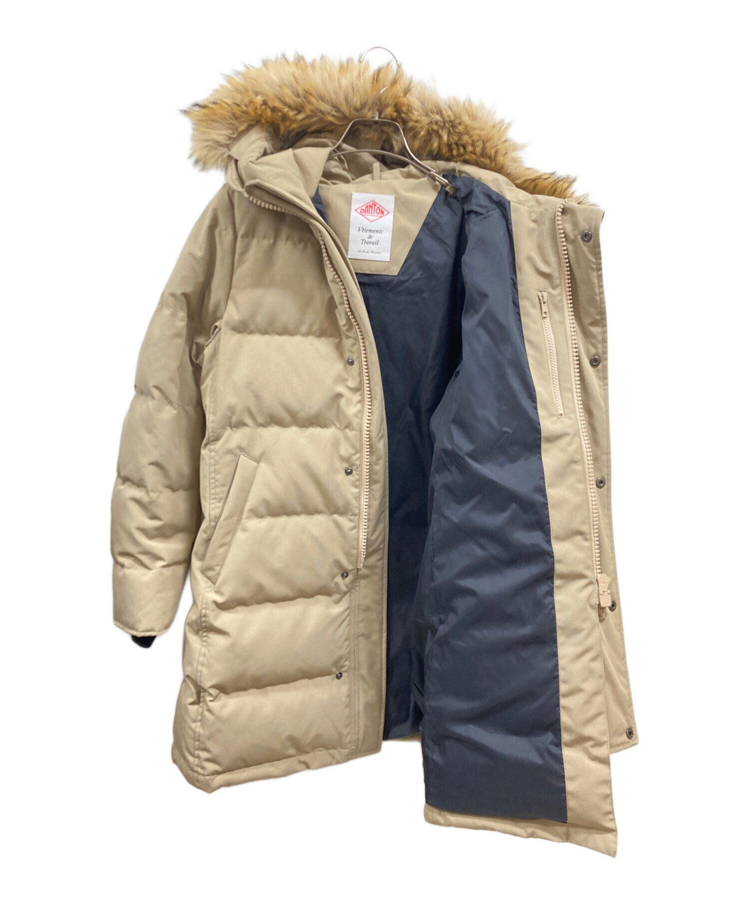 中古・古着通販】DANTON (ダントン) ロングダウンコート ベージュ 