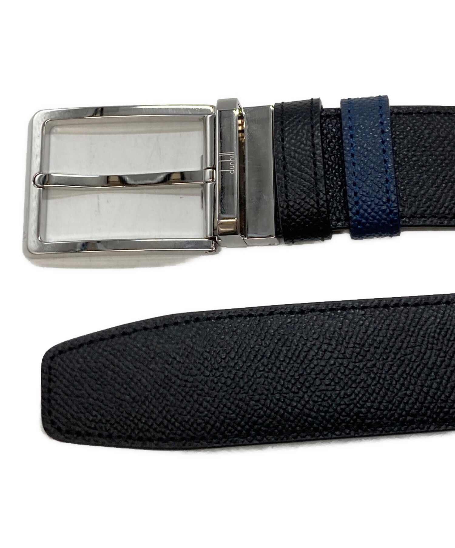 中古・古着通販】dunhill (ダンヒル) リバーシブルベルト ブラック 