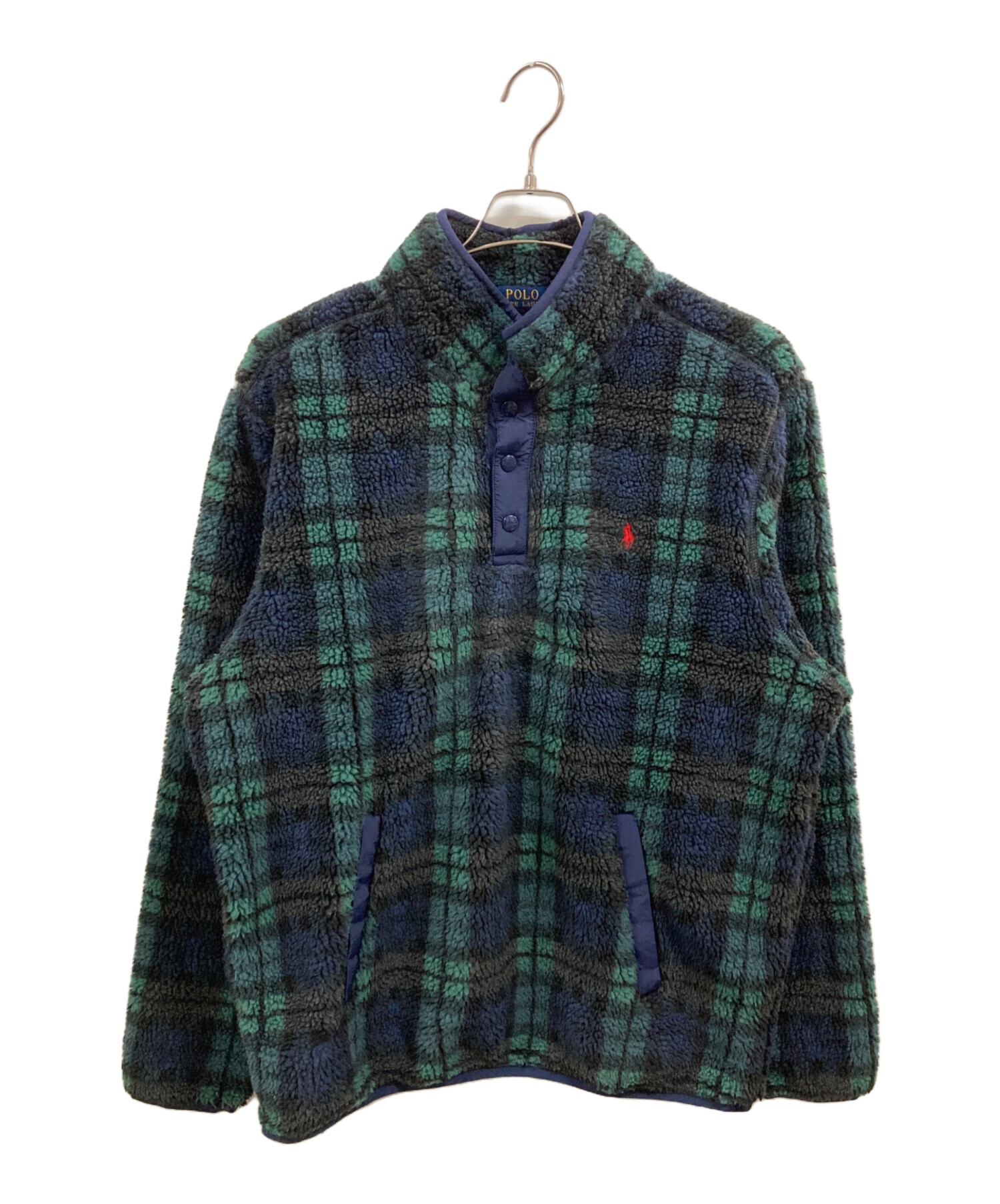 Polo Ralph Lauren ネイビー グリーン ダウン ベスト L ポロ ラルフ