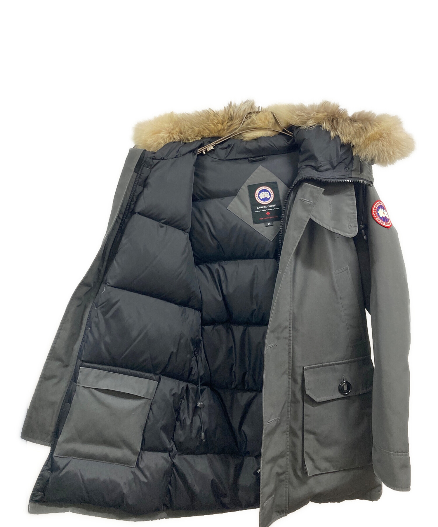 （美品）カナダグース　コヨーテ　ファー　グレー　54㌢ CANADA GOOSE(カナダグース)2300JM BROOKFIELD 【公式通販】