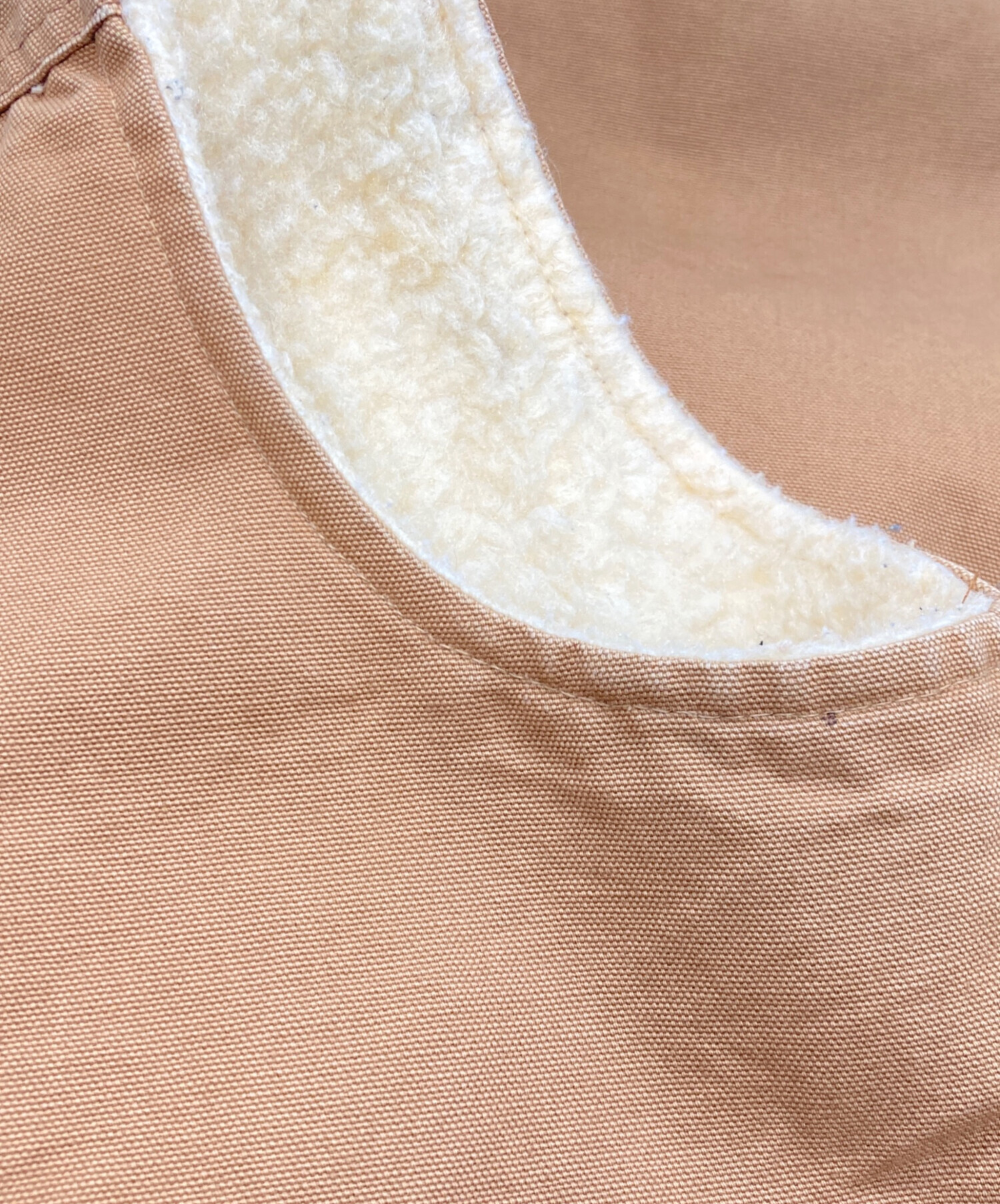 中古・古着通販】CarHartt (カーハート) 裏ボアダックベスト ベージュ 