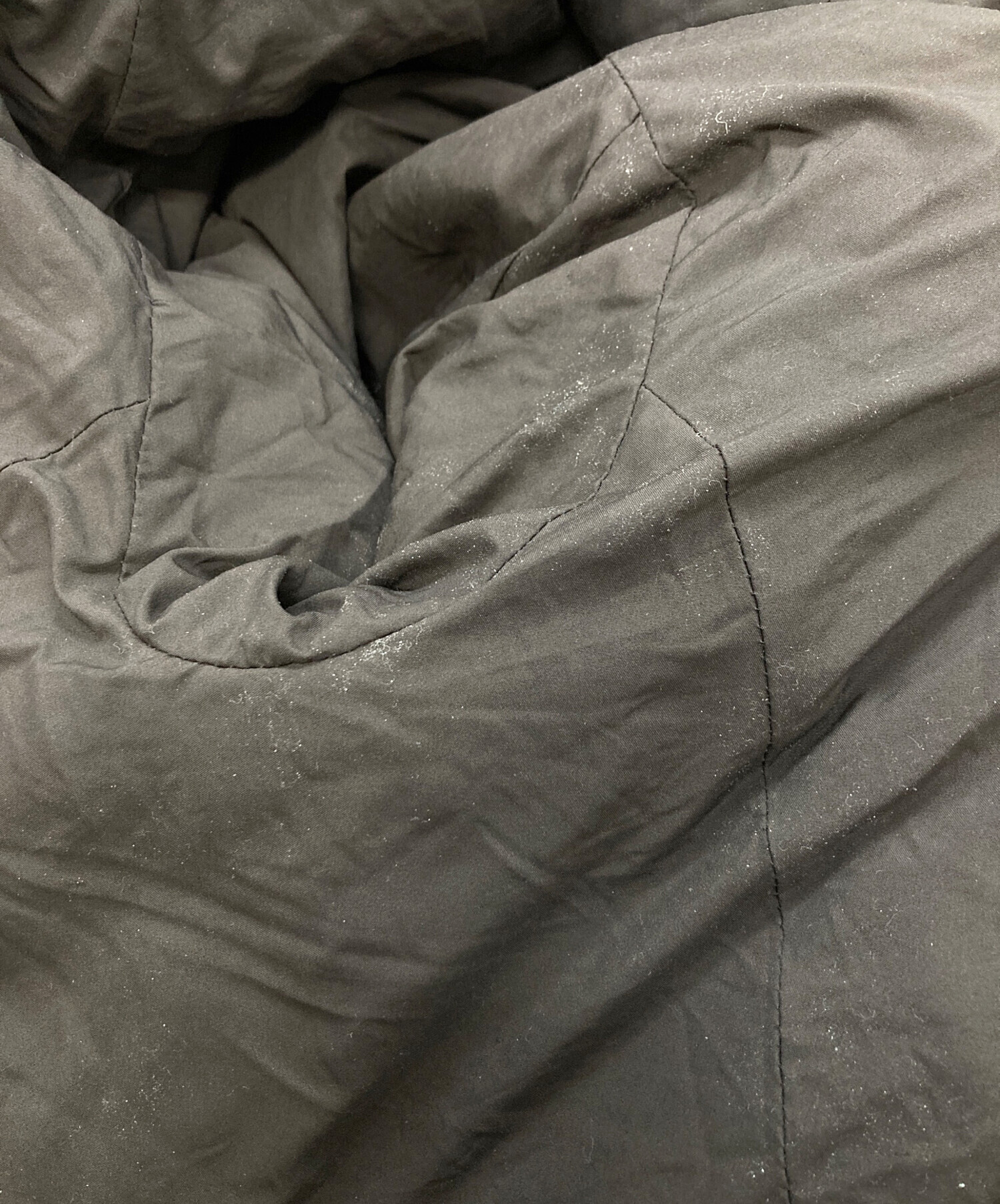 中古・古着通販】ANCELLM (アンセルム) FADED BOMBER JACKET ブラック