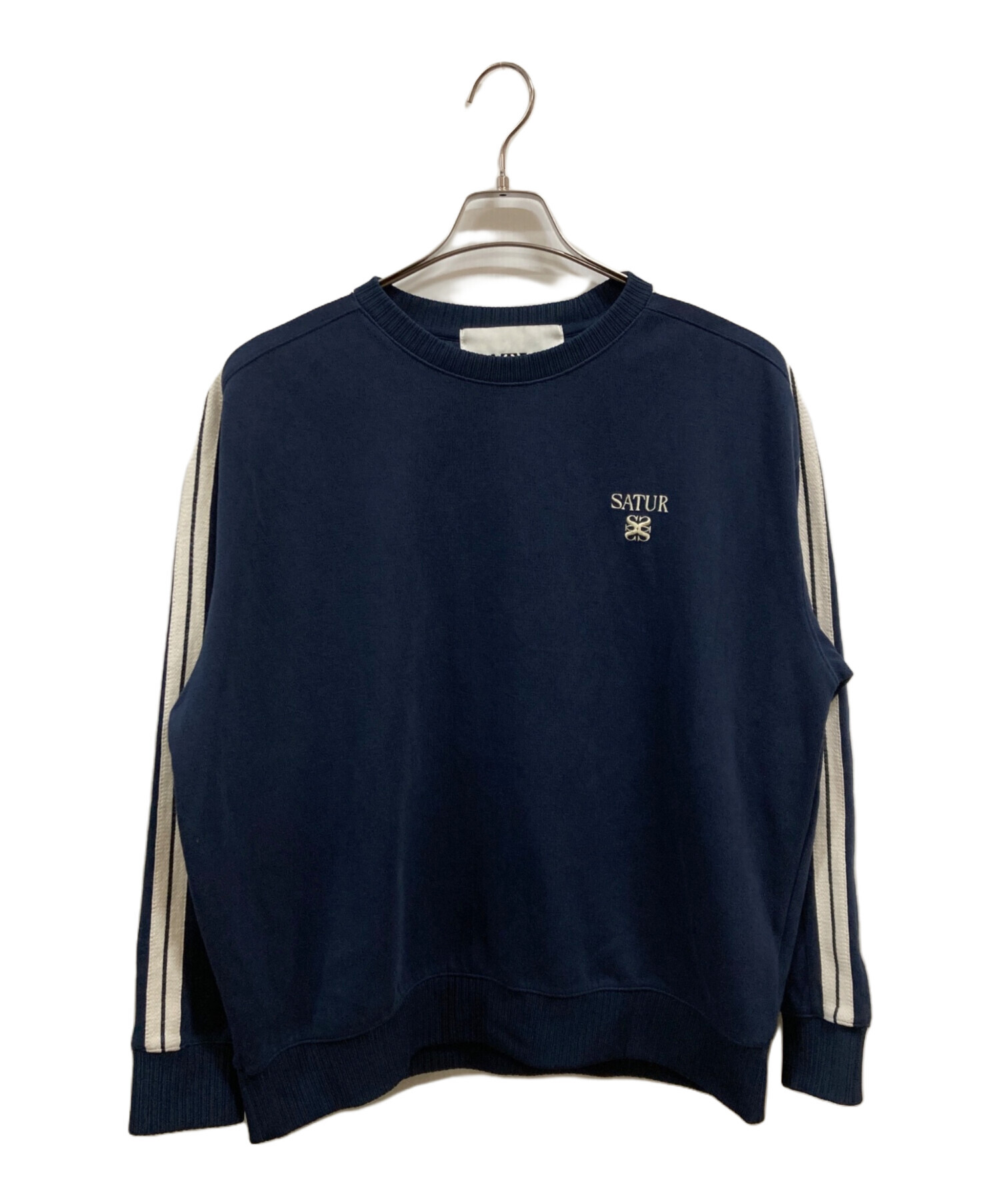 中古・古着通販】SATUR (セター) LAWTON SWEATSHIRTS ネイビー サイズ