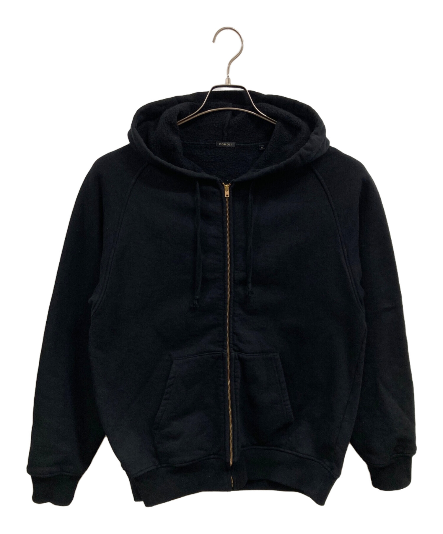 中古・古着通販】COMOLI (コモリ) コットン裏毛 ジップパーカ