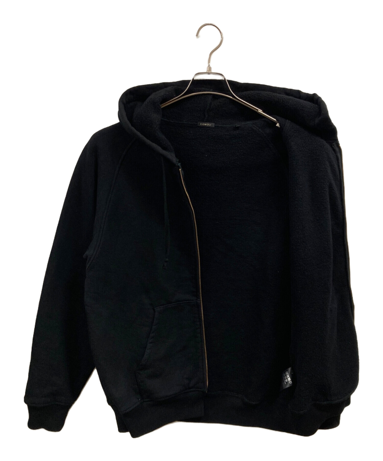 中古・古着通販】COMOLI (コモリ) コットン裏毛 ジップパーカ