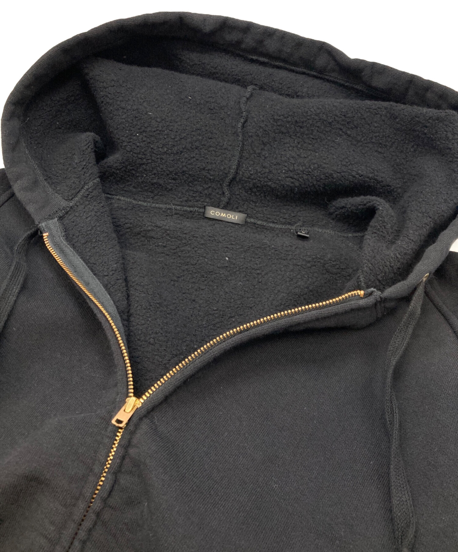 中古・古着通販】COMOLI (コモリ) コットン裏毛 ジップパーカ