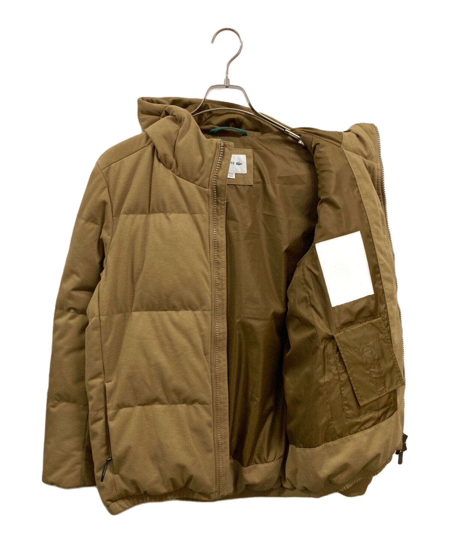 中古・古着通販】LACOSTE (ラコステ) ピケダウンジャケット ベージュ