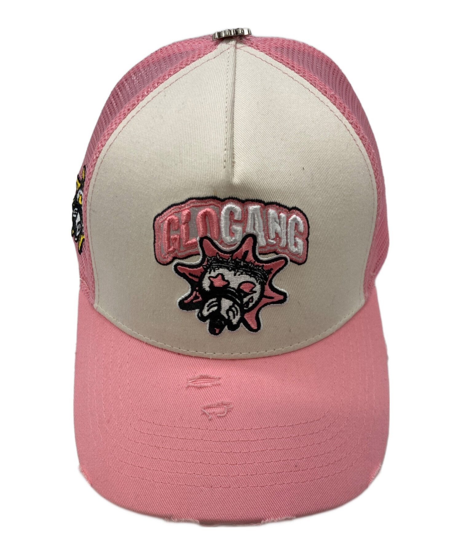 中古・古着通販】GLOGANG (グローギャング) メッシュキャップ ピンク