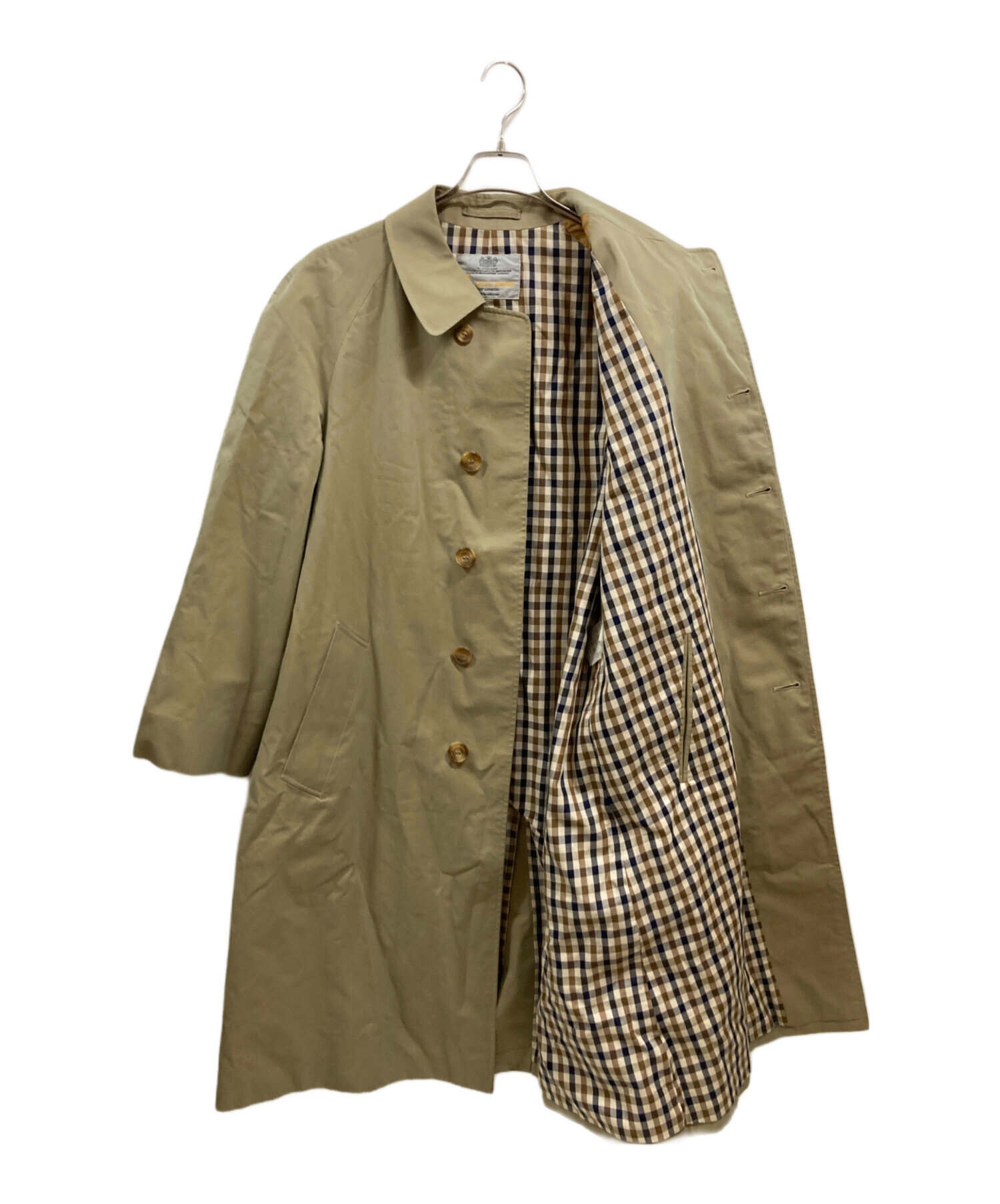 中古・古着通販】Aquascutum (アクアスキュータム) ステンカラーコート